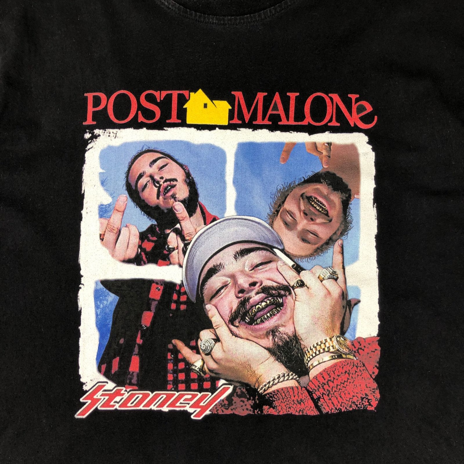 Rap Tees Post Malone Stoney T-Shirt Size US L / EU 52-54 / 3 - 3 Thumbnail