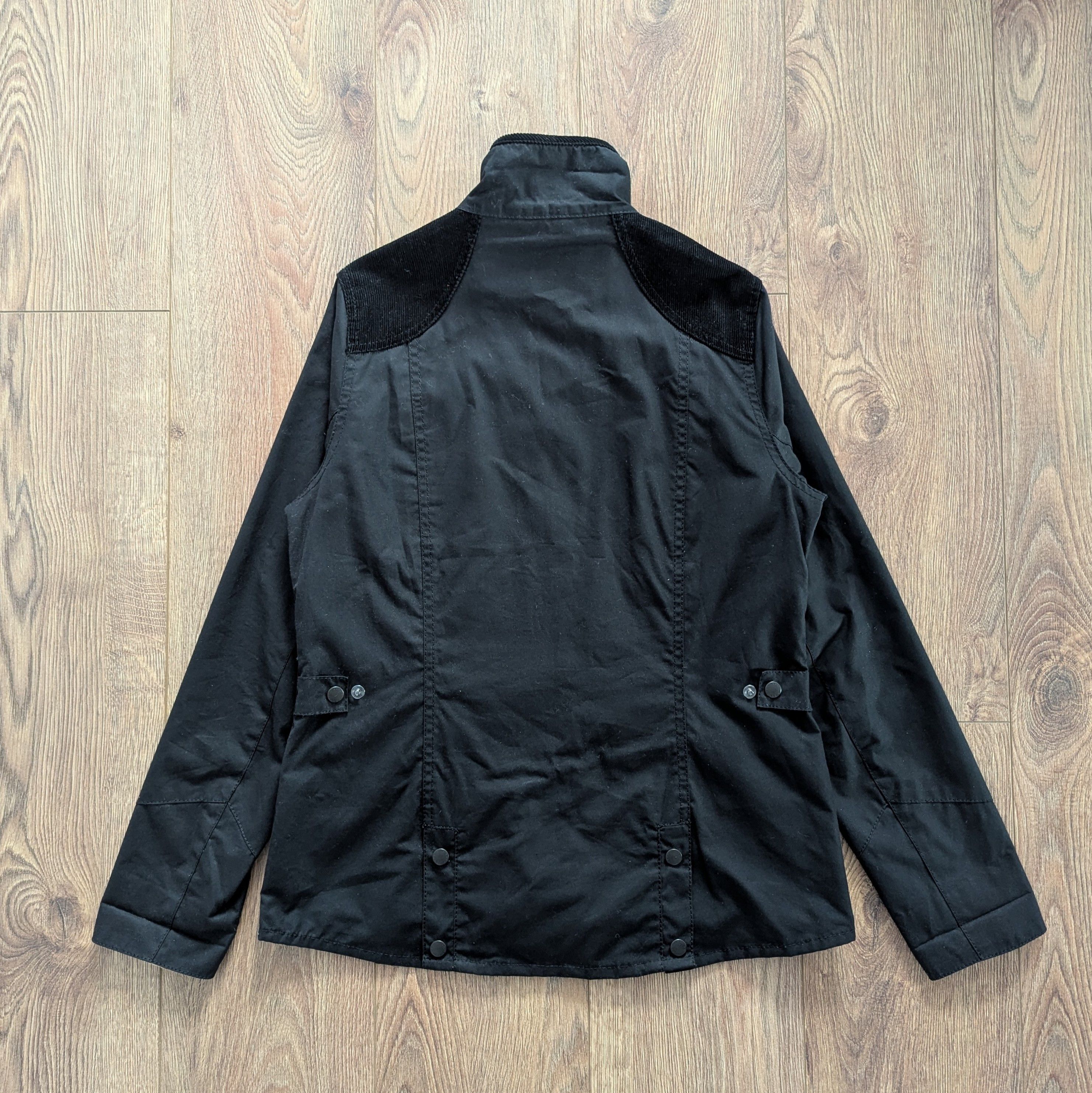 Barbour BARBOUR Isleham Wax Jacket Black British Style Waxed Cotton Size M / US 6-8 / IT 42-44 - 16 Thumbnail