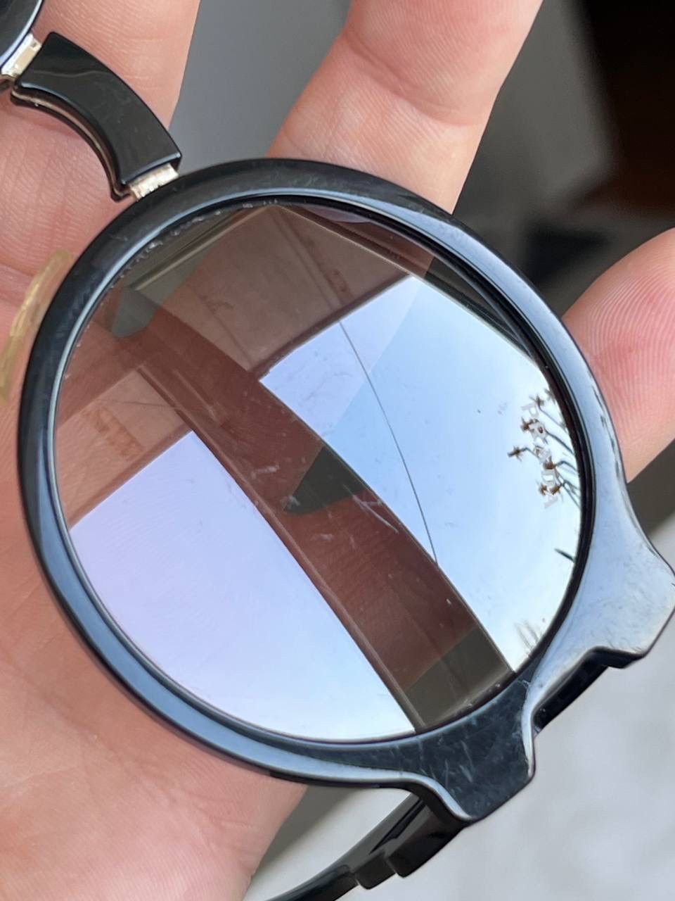 Prada Vintage Prada Sunglasses Black Eyewear's SPR 13U Avant-garde Size ONE SIZE - 12 Thumbnail