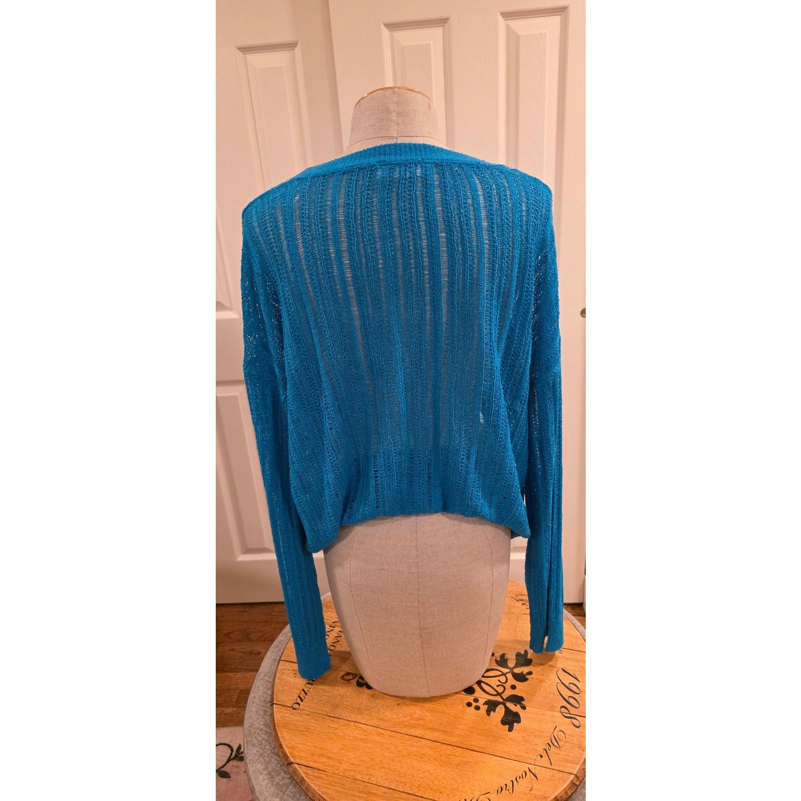 Other Double Zero Turqouise Sweater NWOT Size Medium Size M / US 6-8 / IT 42-44 - 2 Thumbnail