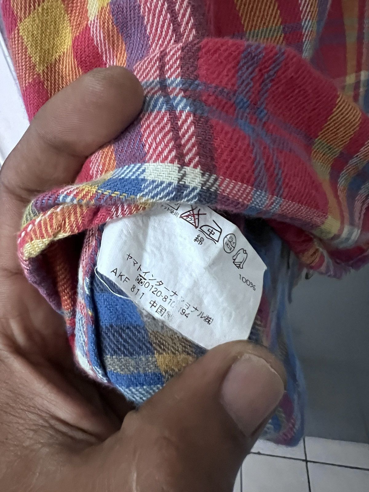 Vintage THRASHED FADED WESTERN FLANNEL MULTICOLOUR Size US XL / EU 56 / 4 - 7 Thumbnail