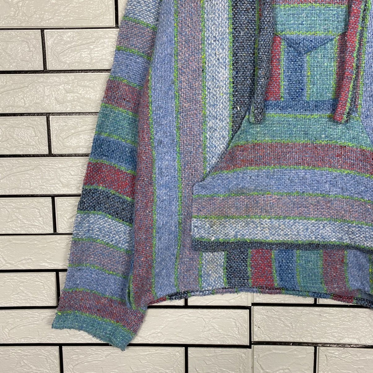 Japanese Brand Vintage Anorak Hoodie Wool Jacket Molina Striped Design Size US S / EU 44-46 / 1 - 5 Thumbnail