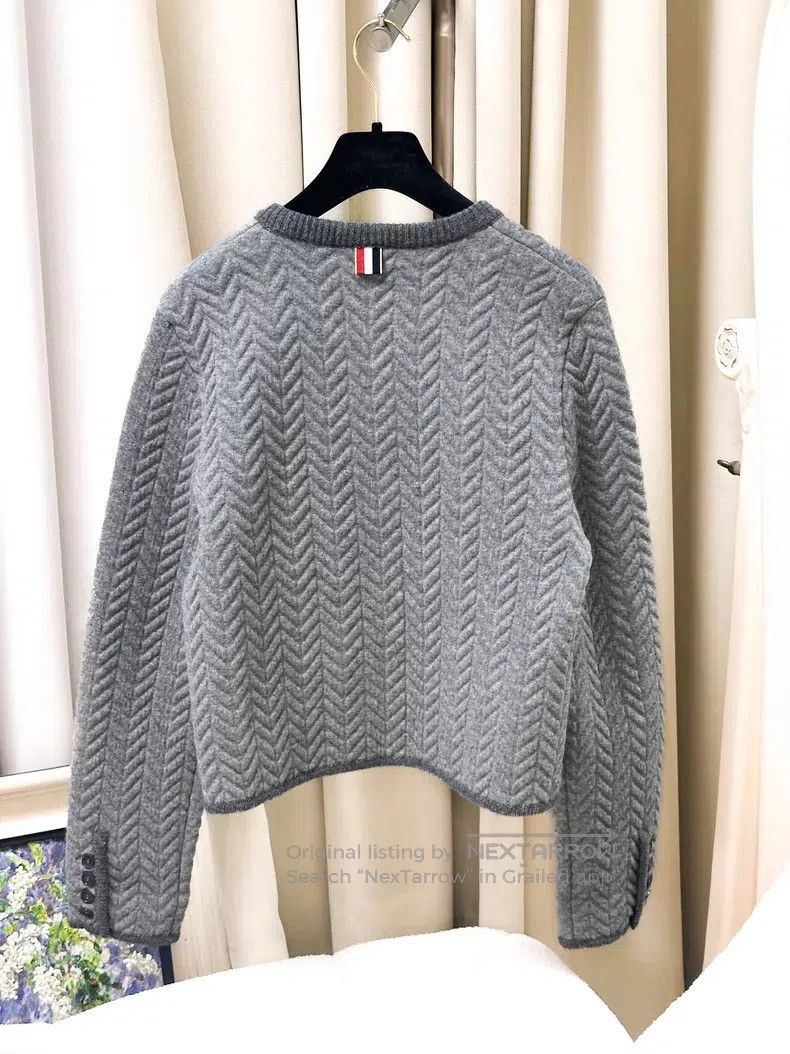 Thom Browne Thom Browne Single Button Round Neck Long Sleeve Jacket Size US XXS / EU 40 - 4 Thumbnail