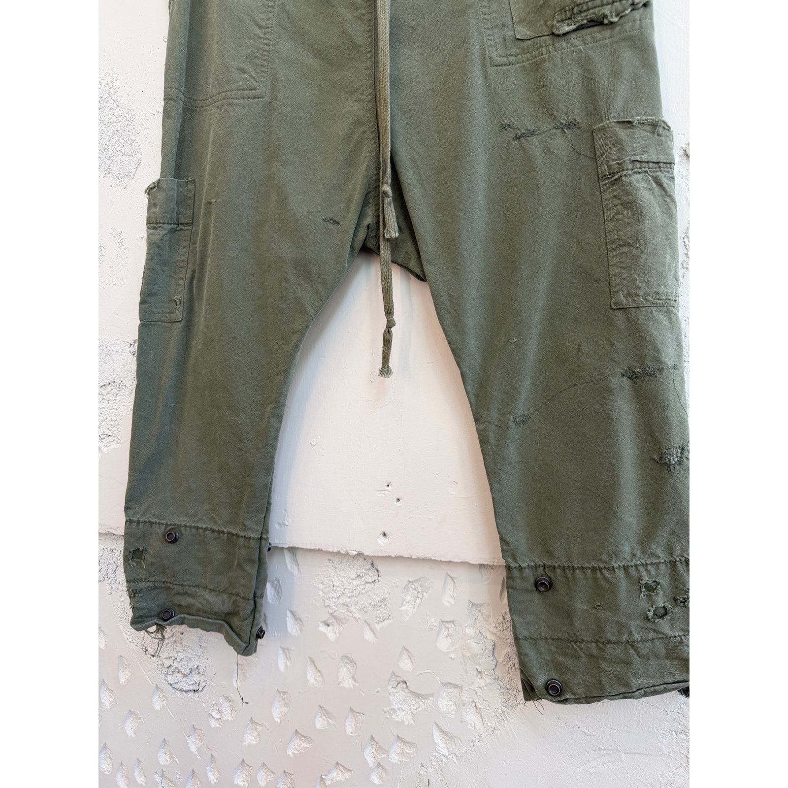 Greg Lauren Greg Lauren SAMPLE Army Tent Patchwork Pants Size US 32 / EU 48 - 2 Thumbnail