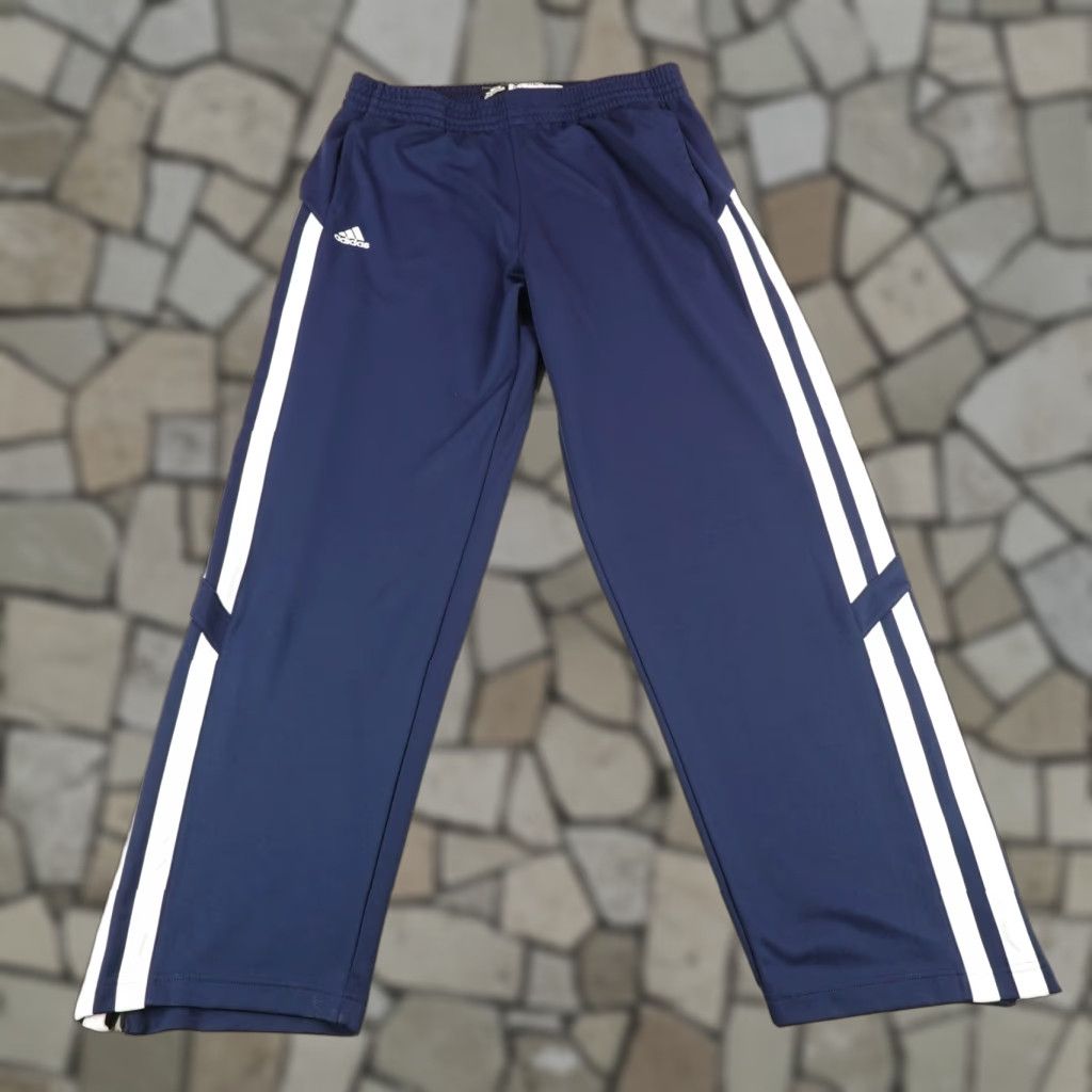 Adidas Adidas Pants Mens XL Blue Climalite Track Basketball Climalite Ankle Zip Pants XL Mens Blue Adidas Climalite Track Pants Basketball Size US 35 - 1 Thumbnail