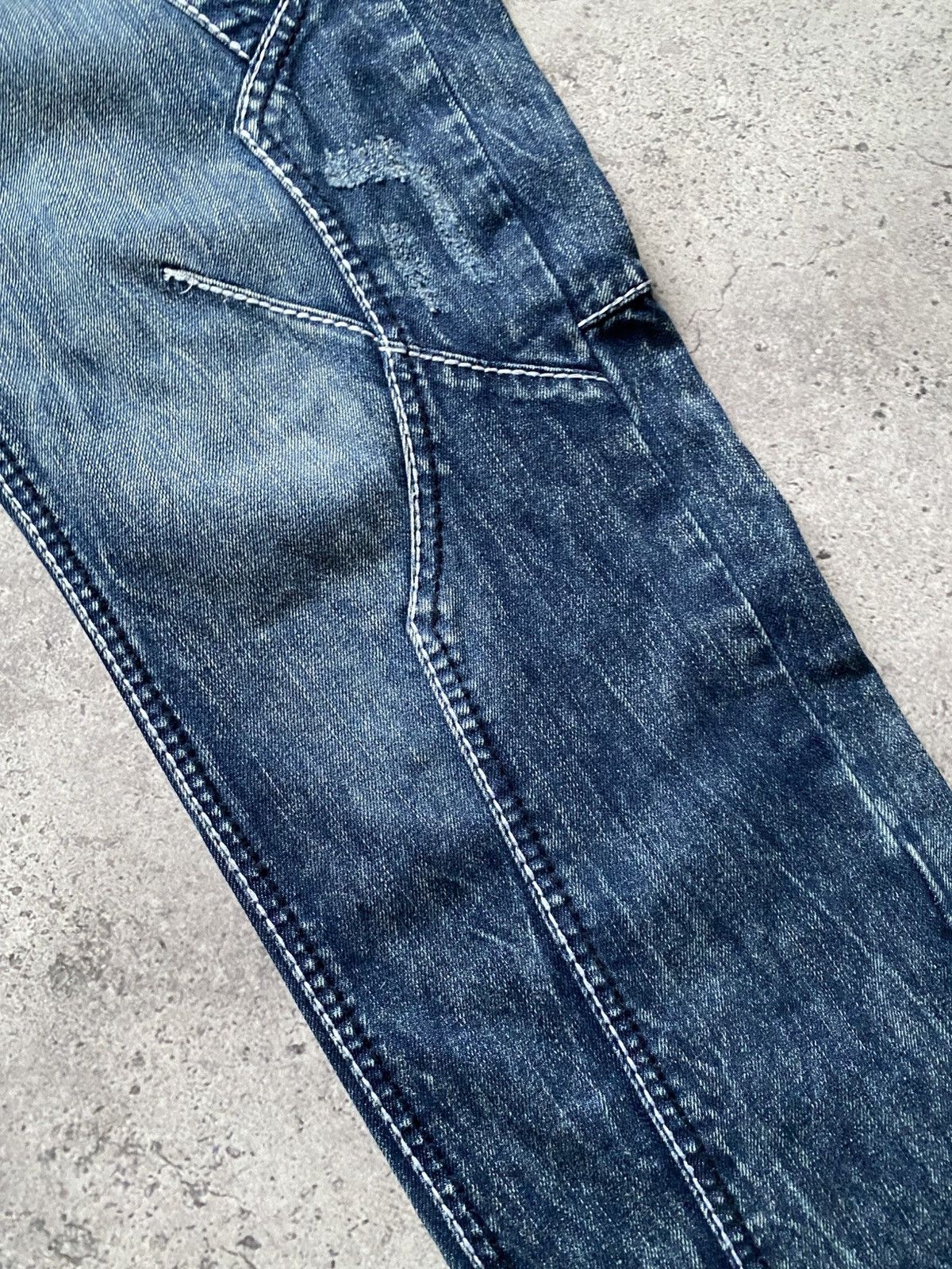 Japanese Brand Vintage Rainbow Denim Jeans Pants True Religion Style Y2K Size US 38 / EU 54 - 13 Thumbnail