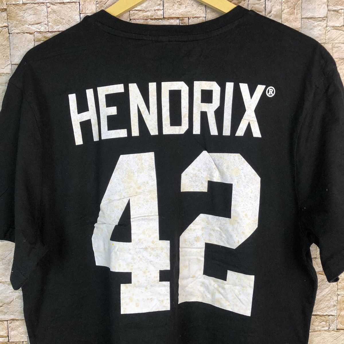 Japanese Brand Hendrix 42 Black T-Shirt #A803 Size US M / EU 48-50 / 2 - 14 Thumbnail