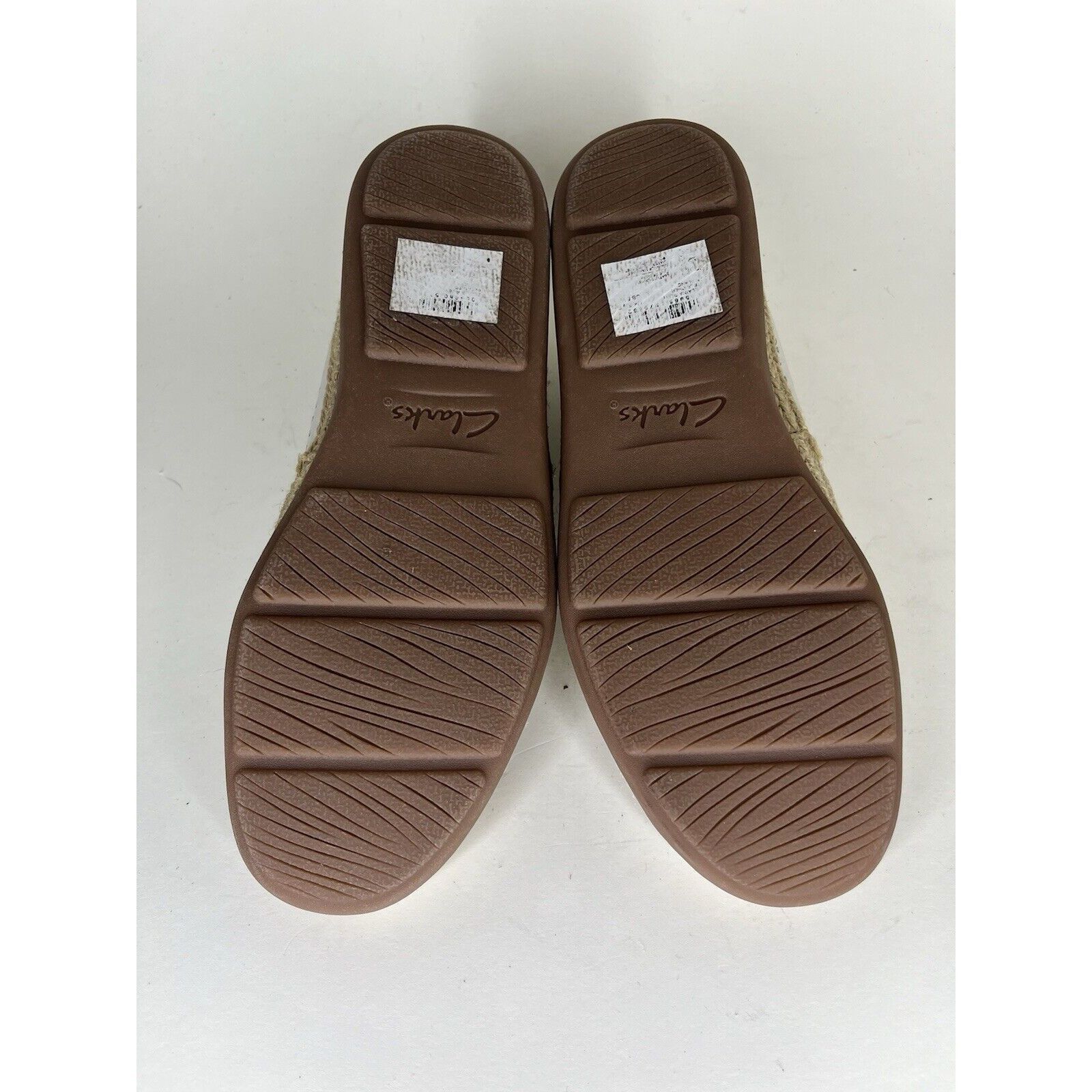 Clarks Clarks Collection White Leather Perforated Espadrilles Shoes Size US 8 / IT 38 - 7 Thumbnail