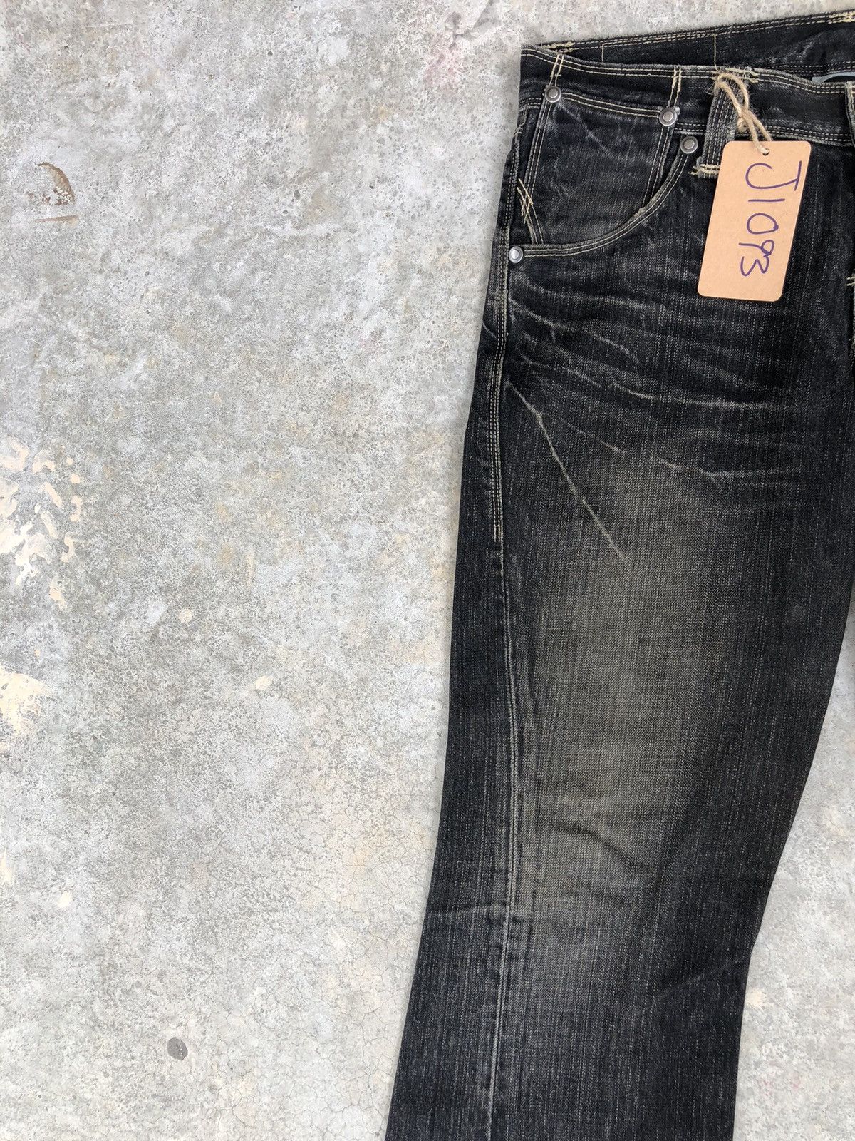 Levi's Y2k Levis Engineered Flared Jeans Distressed Jeans Size US 30 / EU 46 - 4 Thumbnail