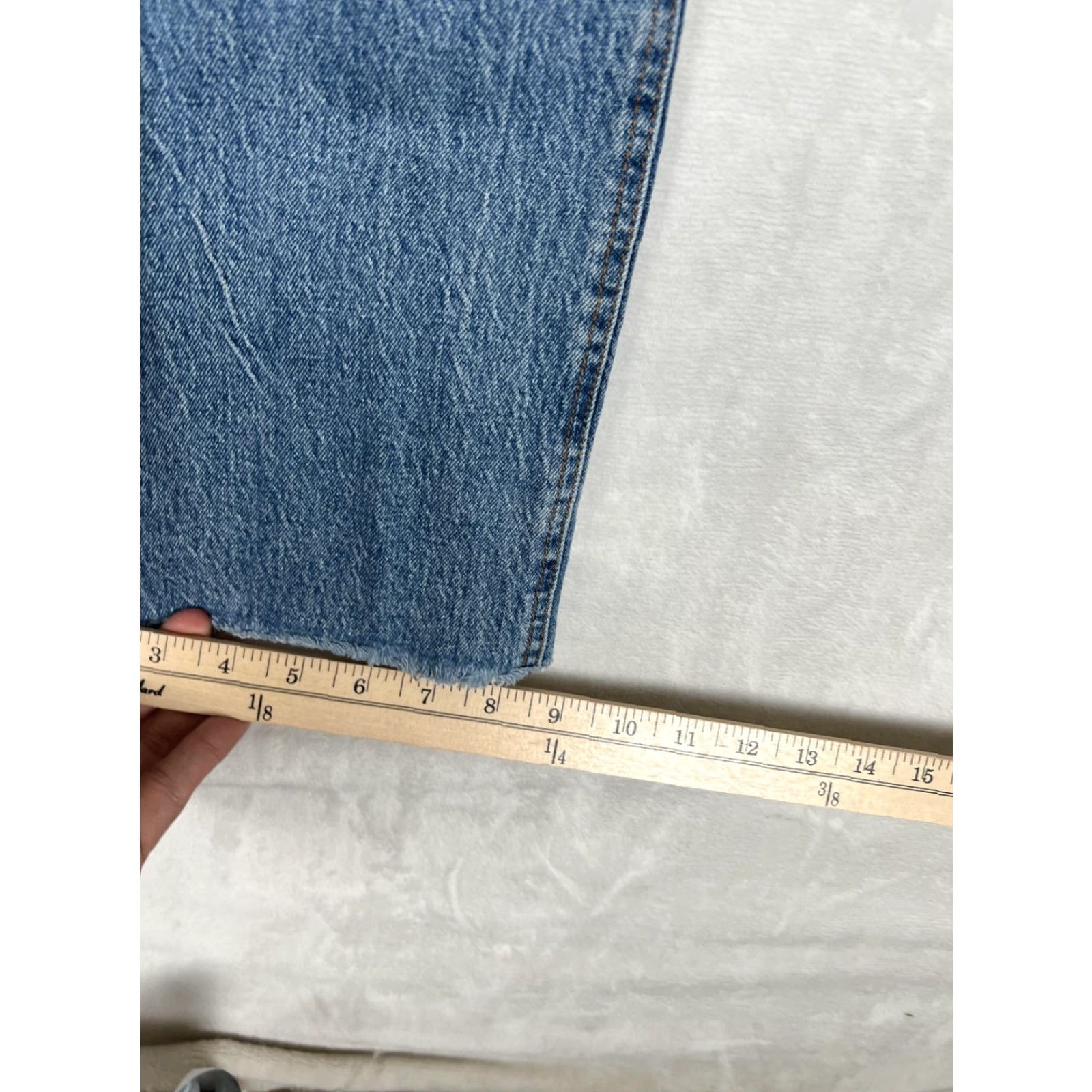 Abercrombie & Fitch VINTAGE Abercrombie & Fitch 90s Relaxed Jeans Womens 26 Blue Ultra High Rise Distressed Size 26" / US 2 / IT 38 - 3 Thumbnail
