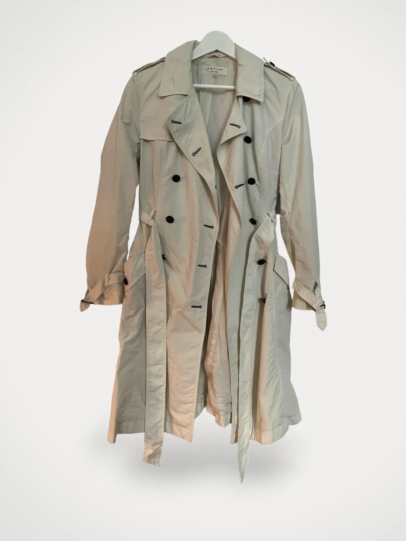 image of Rag Bone Rag & Bone Trenchcoat in Beige, Women's (Size Small)