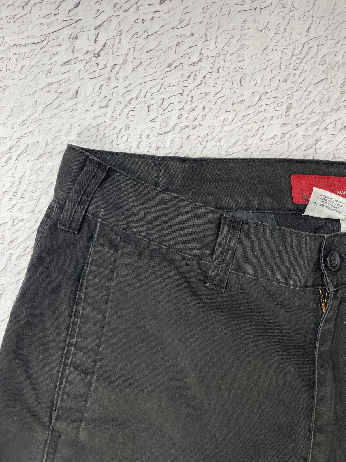 Guess × Vintage Guess USA vintage black faded utility cargo wide pants Size US 36 / EU 52 - 11 Thumbnail