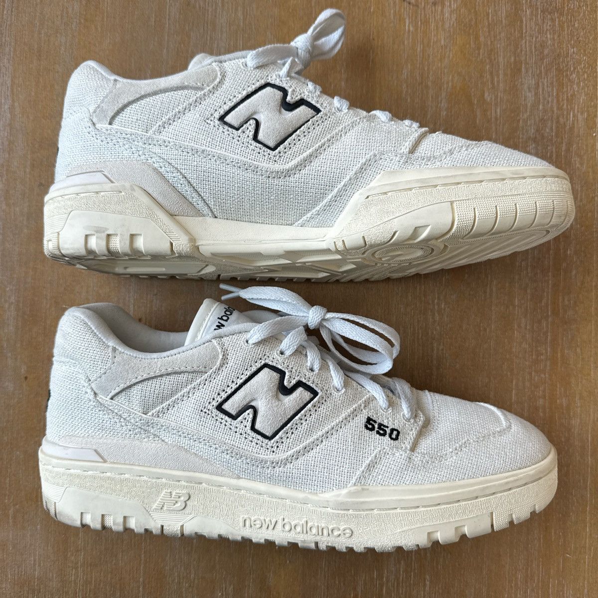 New Balance New Balance 550 ‘Hemp Pack-Sea Salt’ Size US 8 / EU 41 - 4 Thumbnail