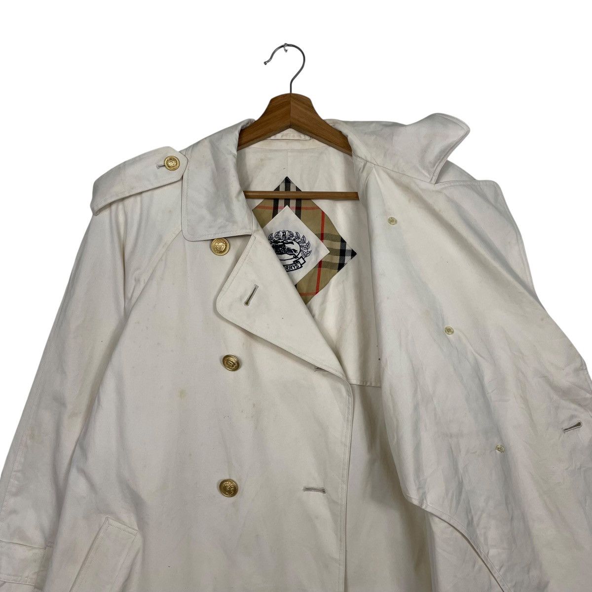 Burberry Burberrys Double Breasted Trench Coat Size M / US 6-8 / IT 42-44 - 11 Thumbnail