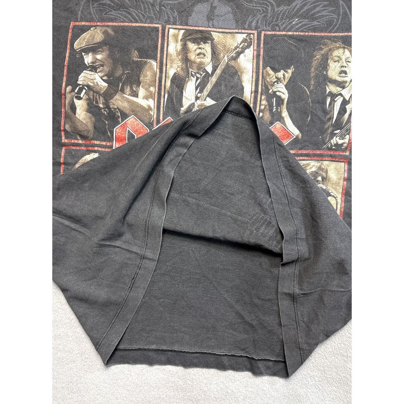 Vintage Rock Chang AC DC max & roll black shirt mens size L Size US L / EU 52-54 / 3 - 6 Thumbnail