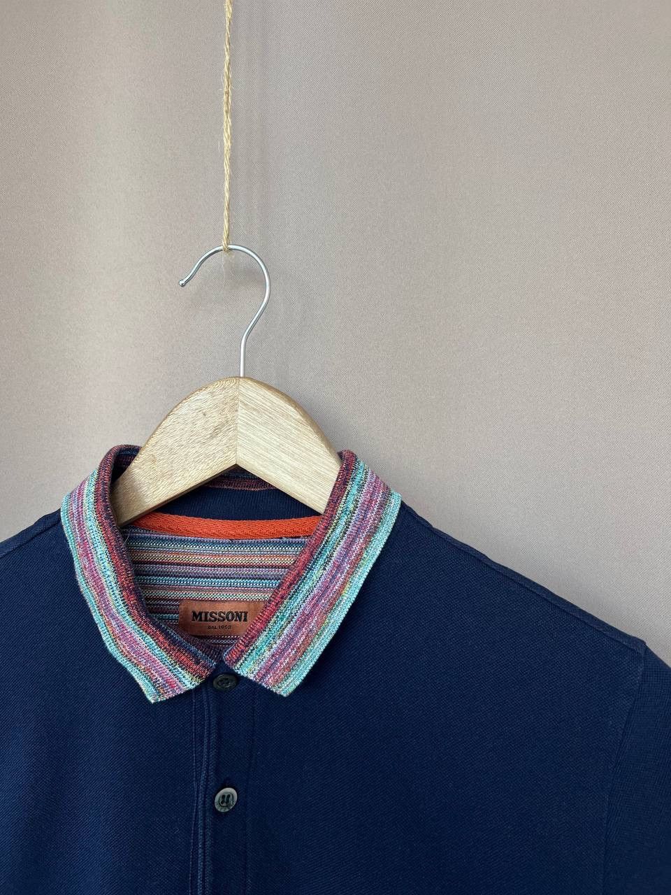 Missoni Missoni Slub Collar Polo Shirt Mens Size S Short Sleeve Size US S / EU 44-46 / 1 - 6 Thumbnail
