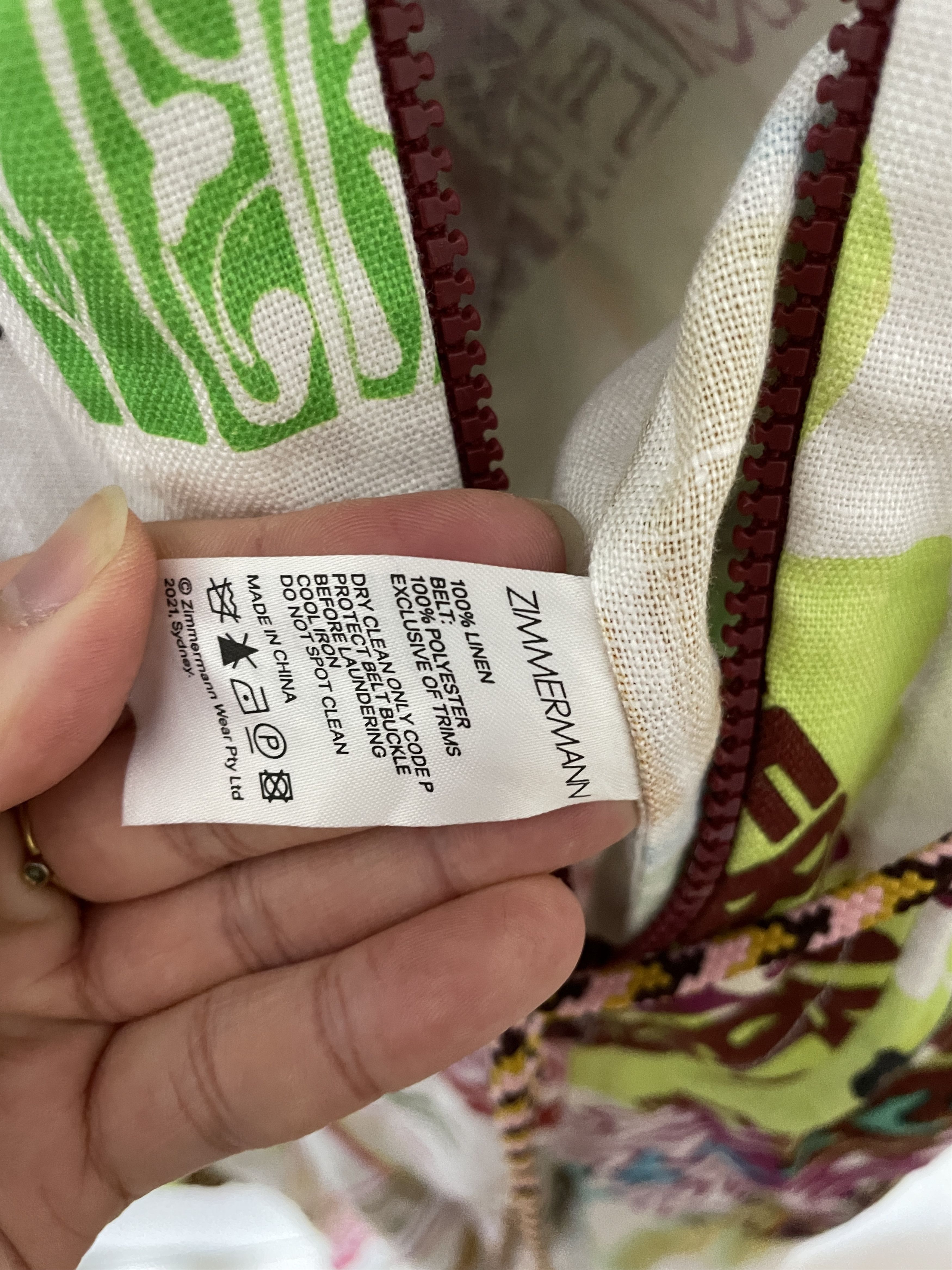 Zimmermann Shelly Zip Boilersuit Size M / US 6-8 / IT 42-44 - 6 Thumbnail