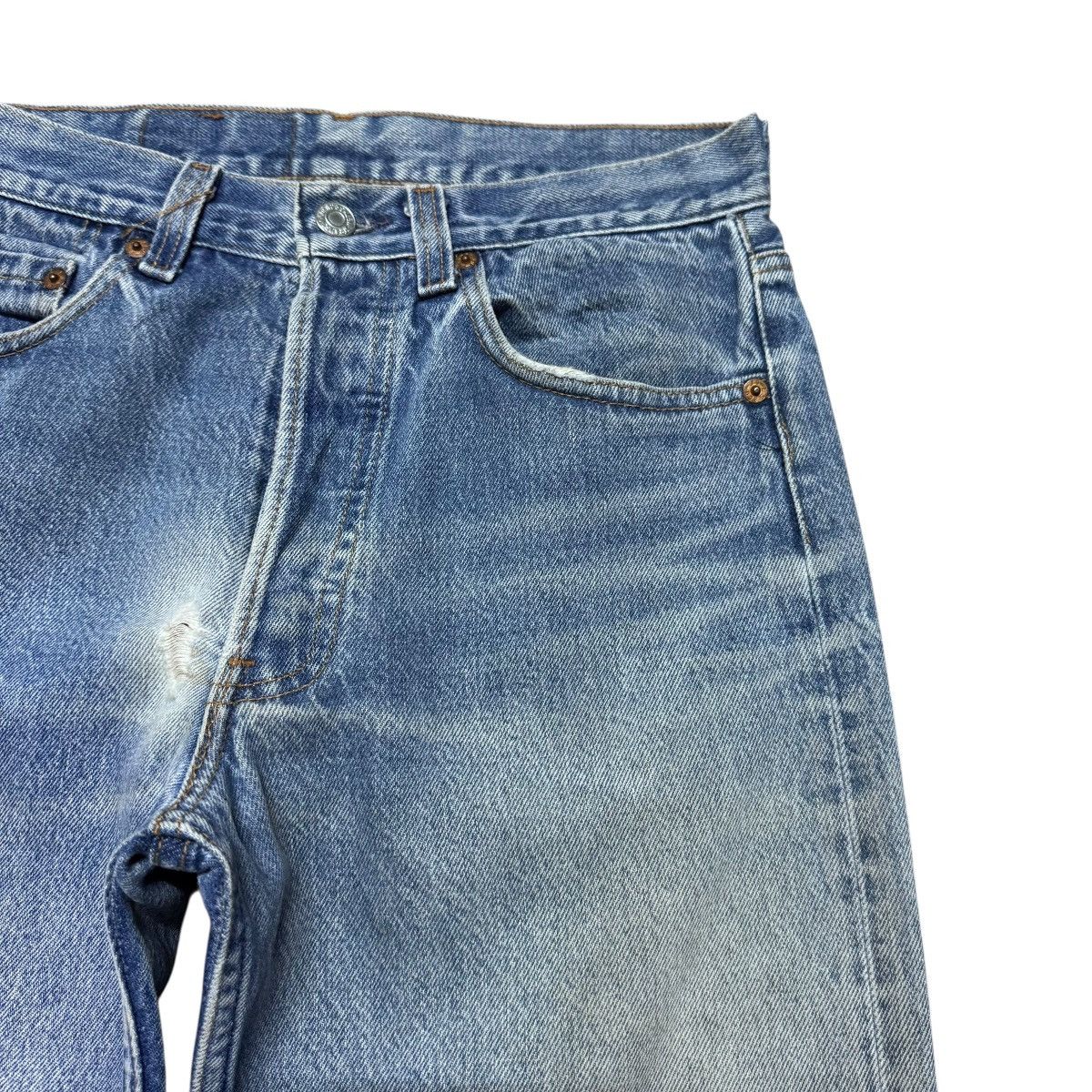 Levi's Vintage 80s Levis 501 Distressed Jeans Size US 29 - 5 Thumbnail