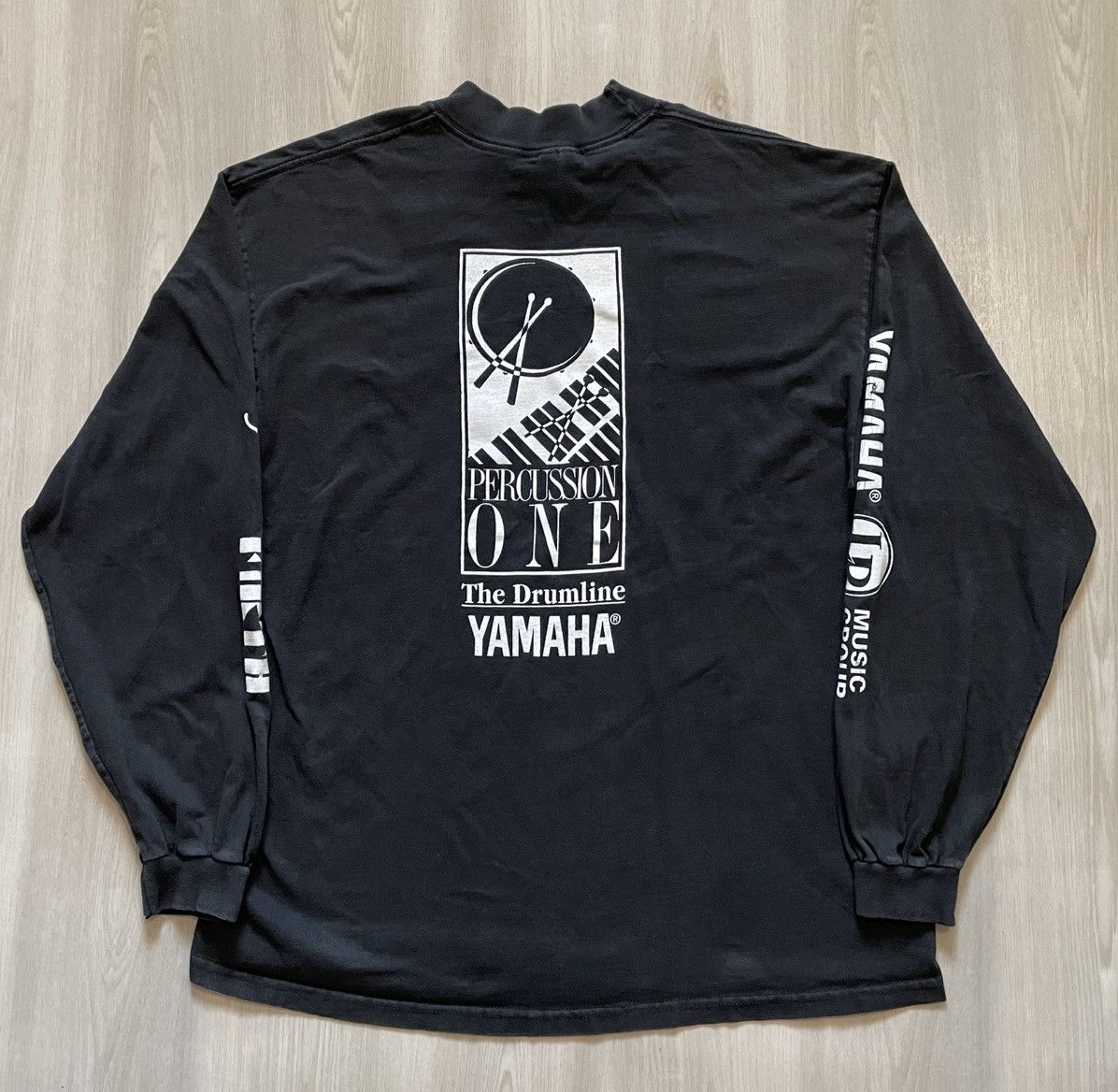 Vintage Vintage 90s Yamaha Instrument Promo Long Sleeve Shirt Sz XL Size US XL / EU 56 / 4 - 1 Thumbnail
