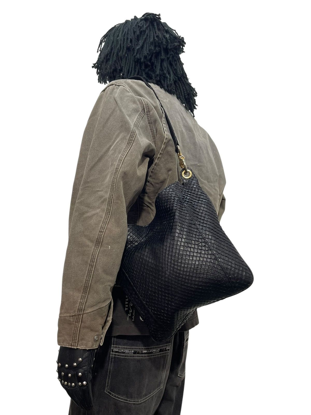Leather Full Leather Anaconda Fesozzi Franco Shoulder Bag 7🟩 Size ONE SIZE - 1 Thumbnail
