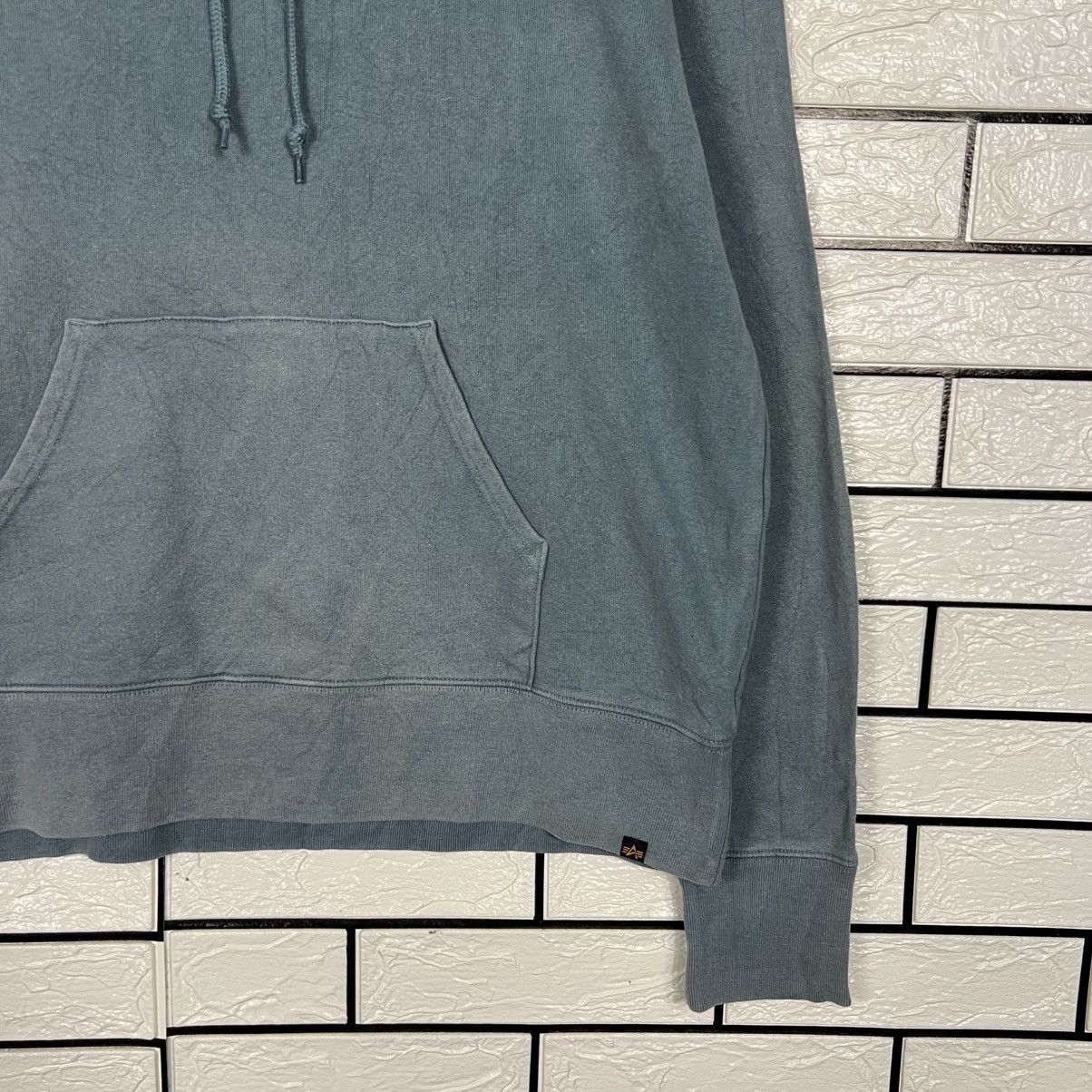 Alpha Industries ALPHA INDUSTRIES Box Logo Pullover Hoodies #4045-C184 Size US XL / EU 56 / 4 - 6 Thumbnail
