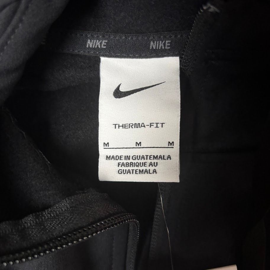 Nike Nike Therma-FIT Black Zip Swoosh Training Hoodie Mens Medium Size US M / EU 48-50 / 2 - 9 Thumbnail