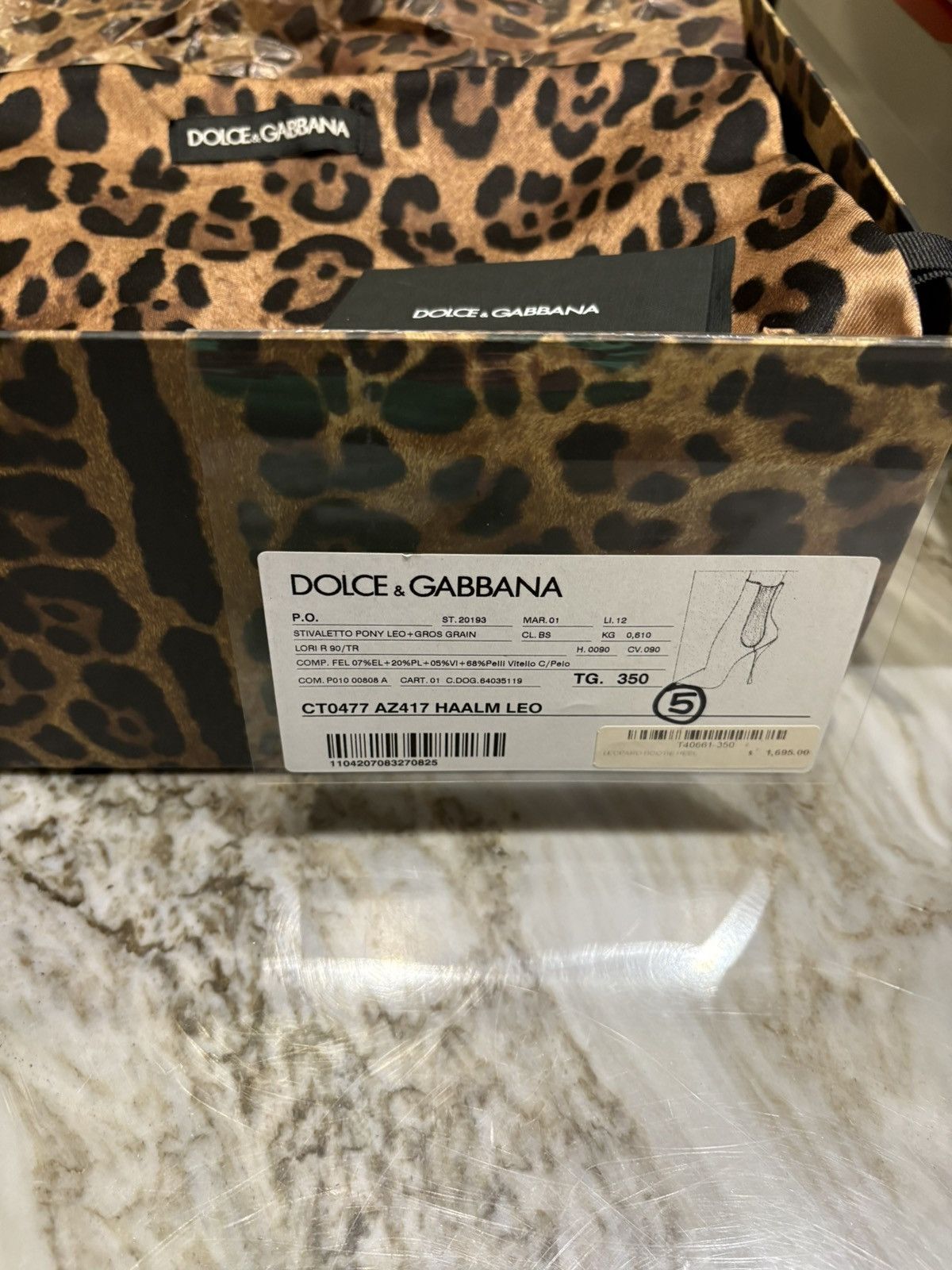 Dolce & Gabbana Dolce & Gabbana Leo Leopard Boots NWT SZ 35 Size US 5 / IT 35 - 2 Thumbnail