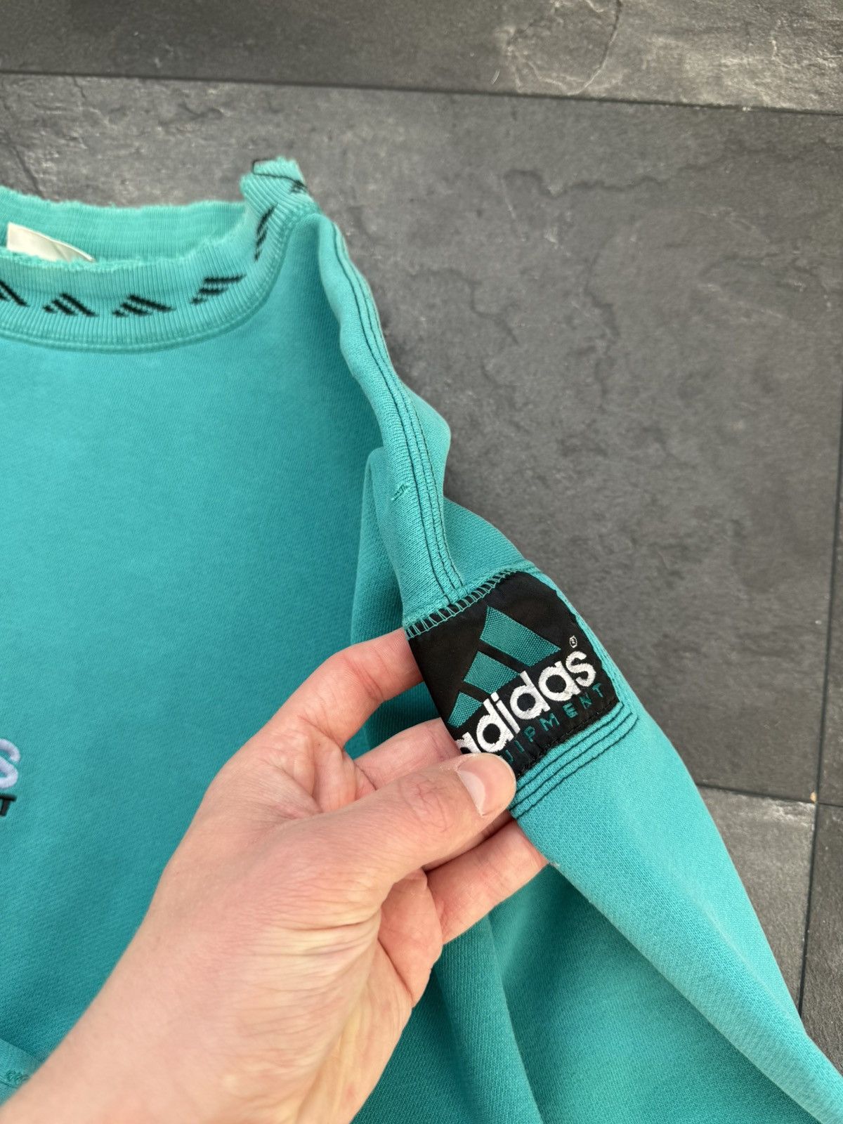 Adidas × Streetwear × Vintage Vintage adidas eqt equipment rare oversize sweatshirt Size US XL / EU 56 / 4 - 11 Thumbnail