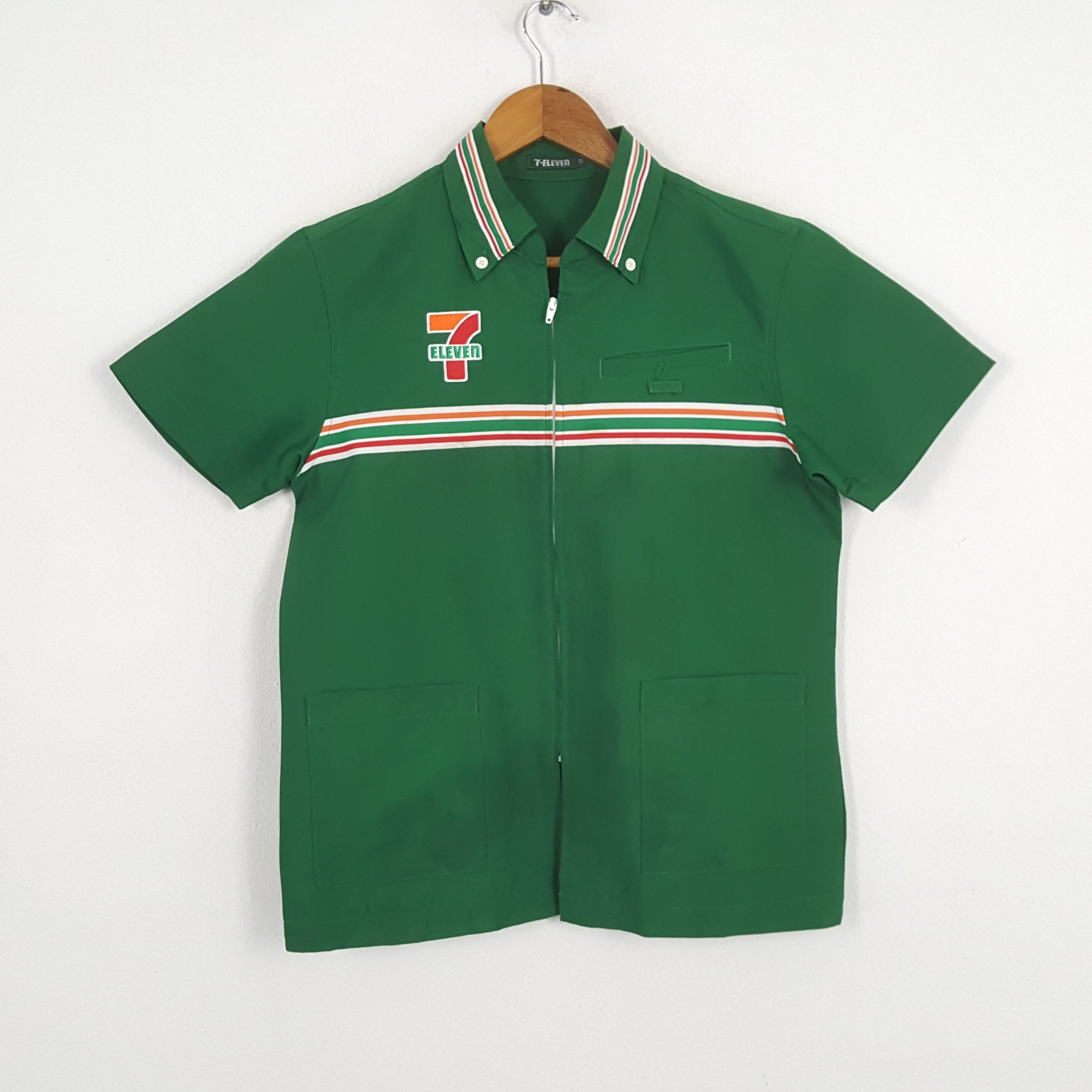 Japanese Brand × Vintage Vintage 7 ELEVEn Japanese Brand Working Uniform Jacket Size US S / EU 44-46 / 1 - 3 Thumbnail