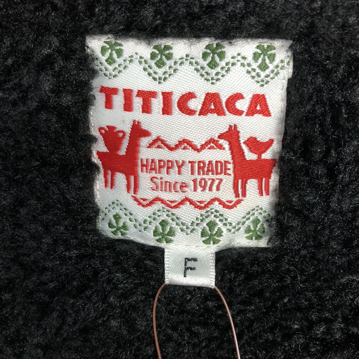 Japanese Brand 📌Vintage Wool Jacket Button Titicaca Navajo Native Design Size US M / EU 48-50 / 2 - 18 Thumbnail
