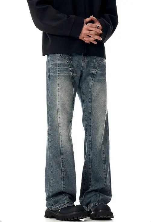 VIBE American retro blue cleanfit straight jeans Size US 32 / EU 48 - 4 Thumbnail