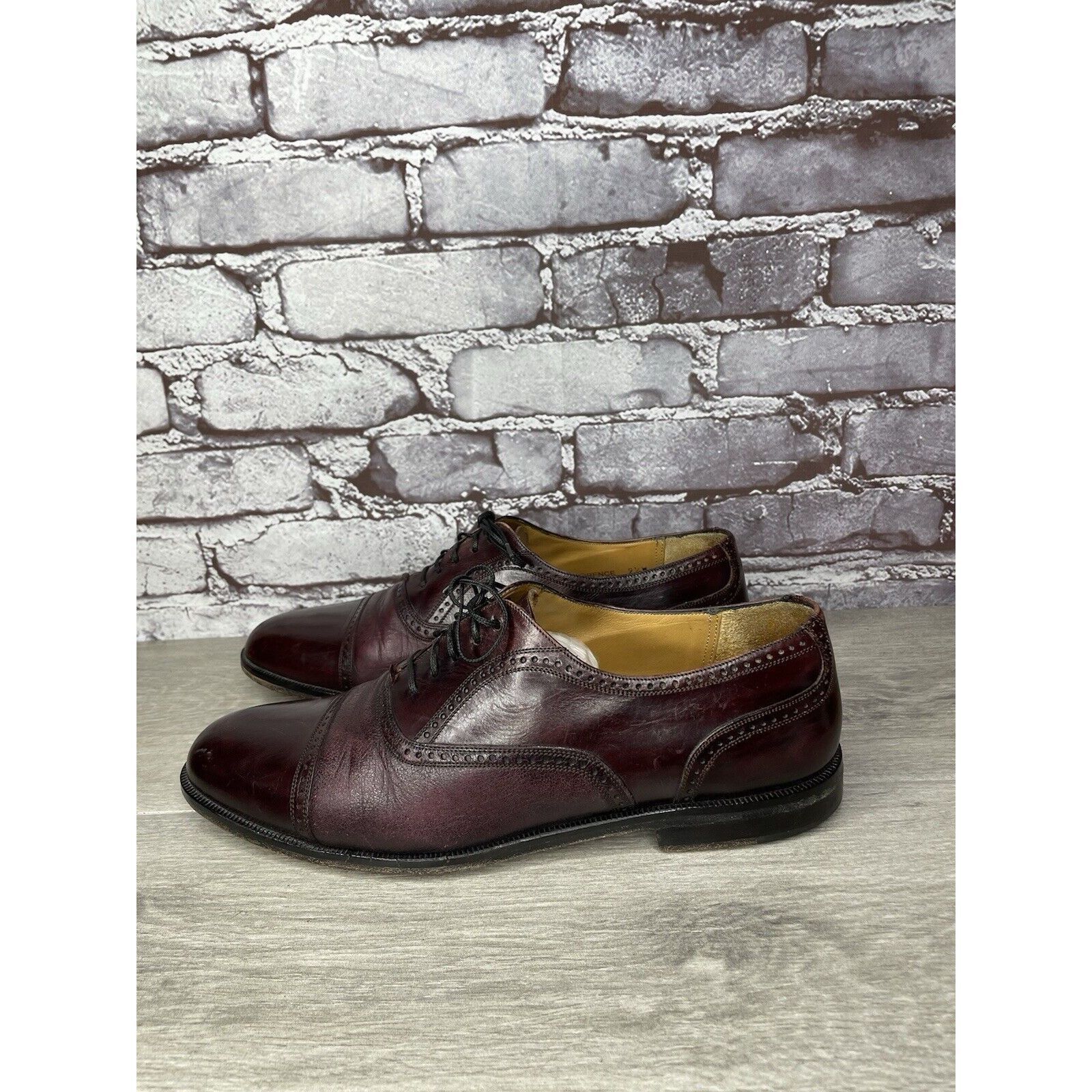 Mezlan Mezlan FLORENCE Purple Cordovan Cap Toe Oxford Dress Shoes M Size US 9.5 / EU 42-43 - 10 Thumbnail