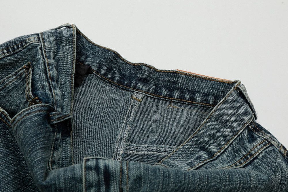 Vintage Vintage washed distressed high-street scimitar jeans Size US 32 / EU 48 - 6 Thumbnail