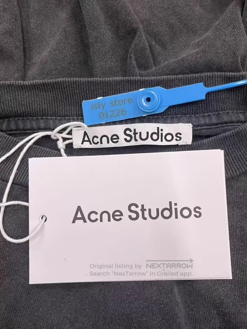Acne Studios Acne Studios Raw Hem Logo Design Solid Color Crew Neck Lon Size US S / EU 44-46 / 1 - 5 Thumbnail