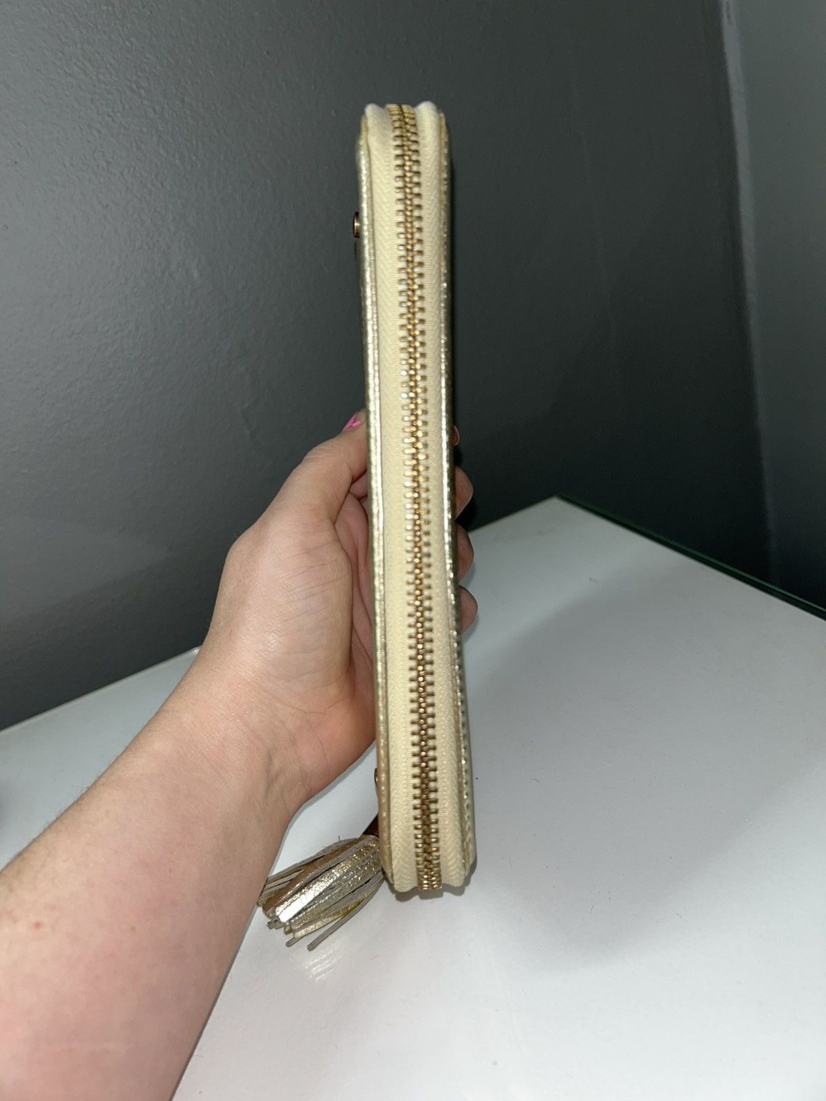 Burberry Burberry Blue Label Gold Zippy Wallet w/ Nova Check Interior Size ONE SIZE - 11 Thumbnail