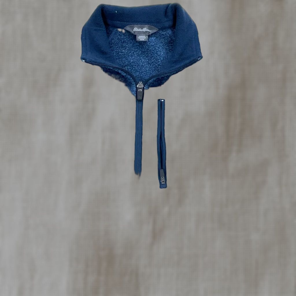 Eddie Bauer Eddie Bauer Sweater Men Medium Blue 1/4 Zip Knit Pullover with Embroidered Logo - Regular Fit, 2XL Size US XXL / EU 58 / 5 - 1 Thumbnail