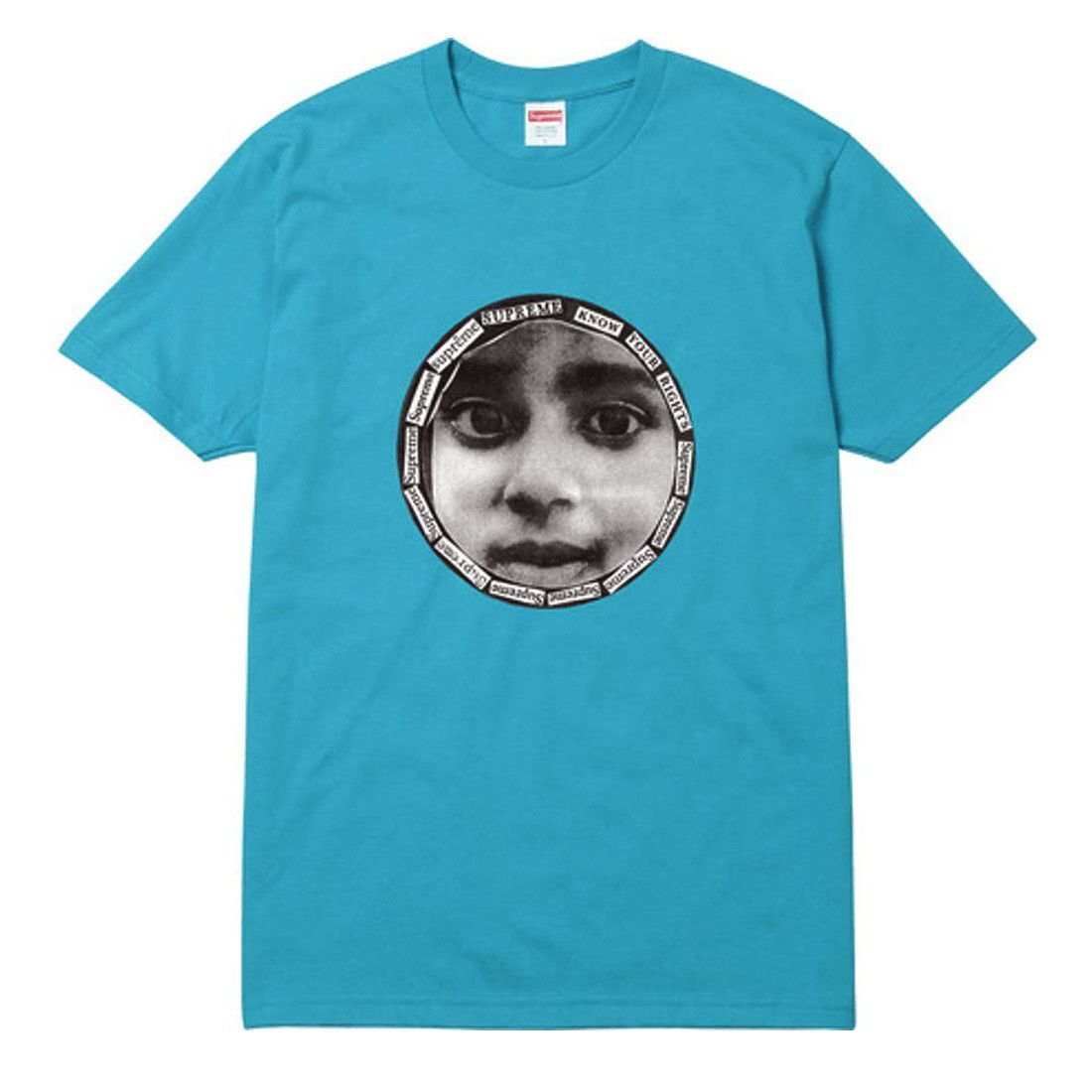 Supreme Supreme SS17 Know Your Rights Logo Shirt DS Teal DS Size US M / EU 48-50 / 2 - 1 Preview