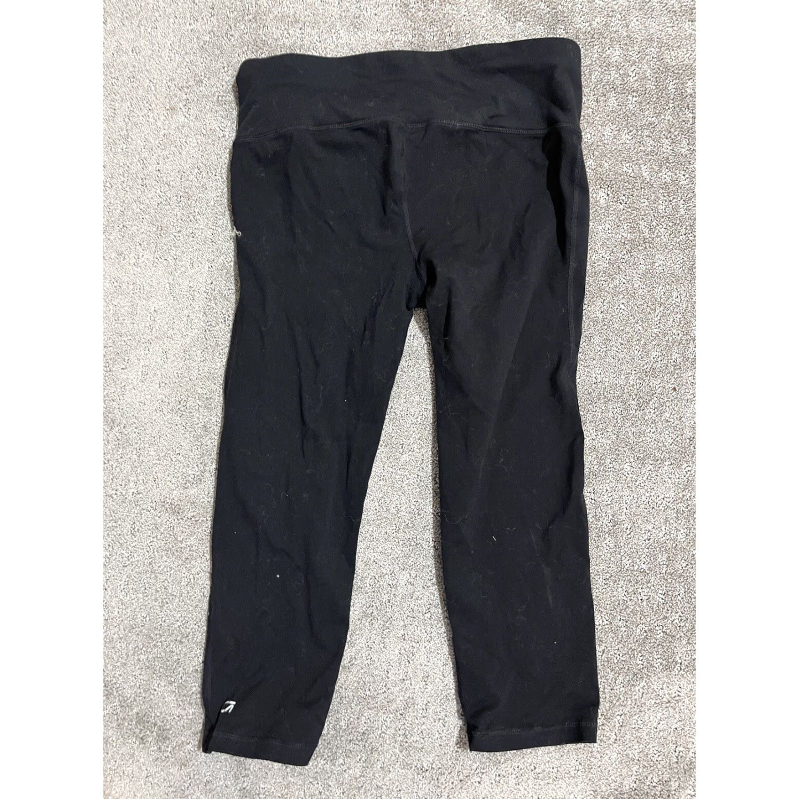 Vintage VINTAGE Gap Fit Women's Leggings Capri Compression Regular M Black Capri Leggings Womens M Black Size 32" / US 10 / IT 46 - 3 Thumbnail
