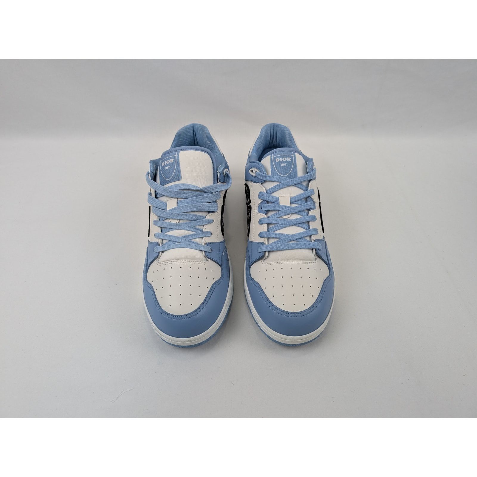 Dior o1rshd1 M-B57 LT Calf Sneakers in Light Blue Size US 12 / EU 45 - 9 Thumbnail