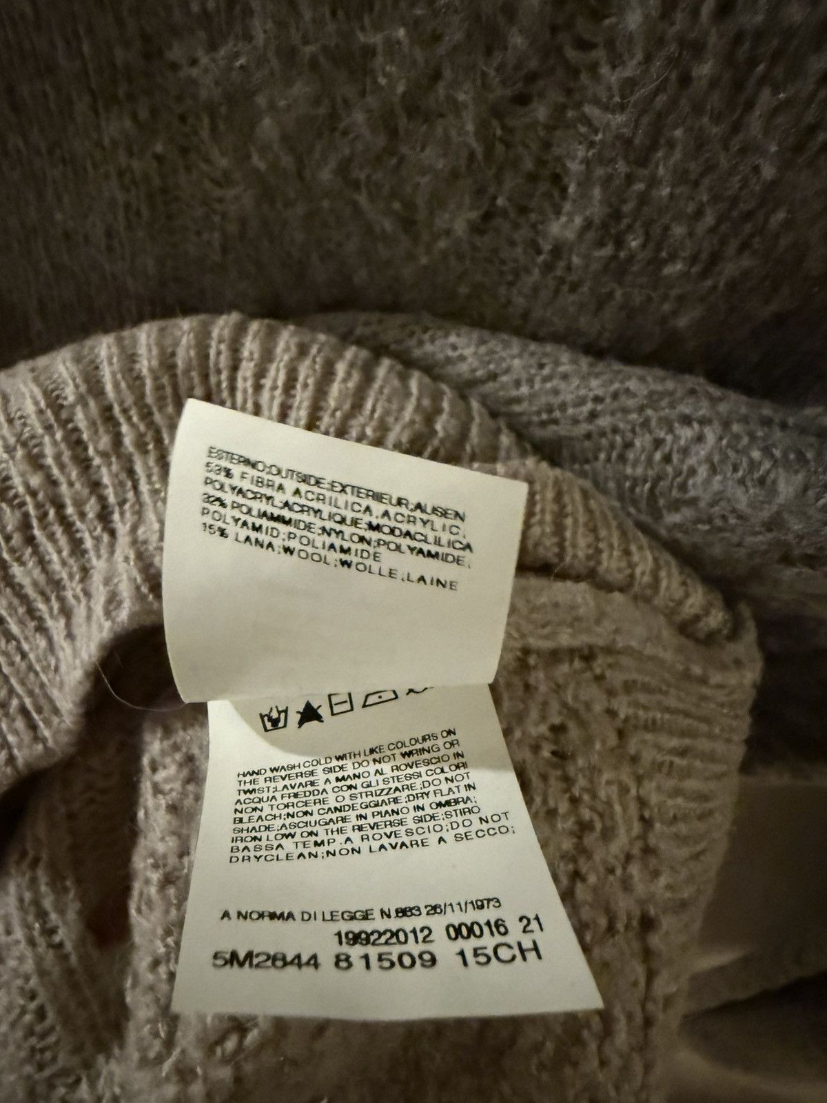 Balmain Men’s Distressed Sweater By Balmain Size US S / EU 44-46 / 1 - 6 Thumbnail