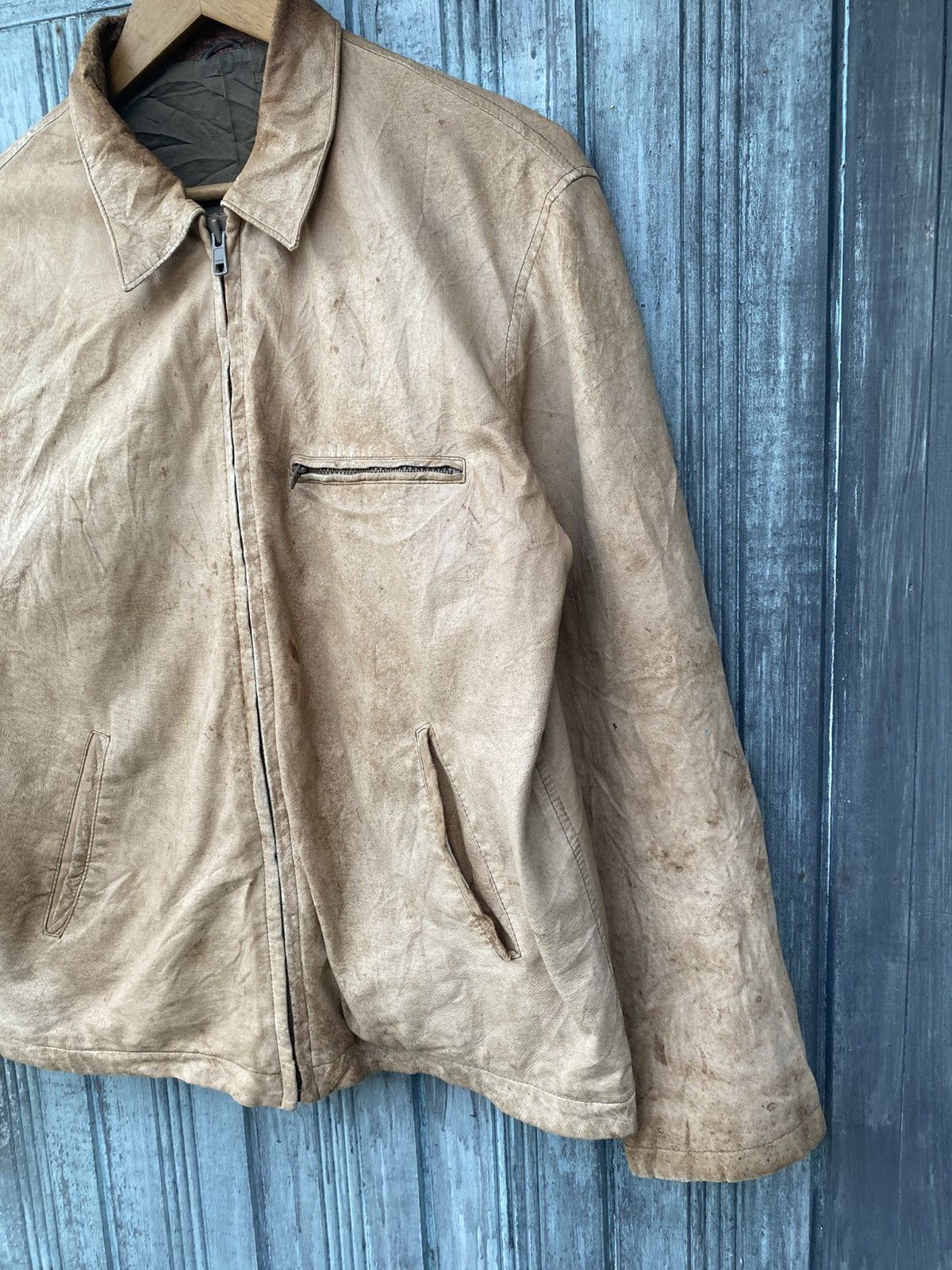 Yohji Yamamoto Vintage!!!Jacket Leather Y’s Yohji Yamamoto Size US L / EU 52-54 / 3 - 2 Thumbnail