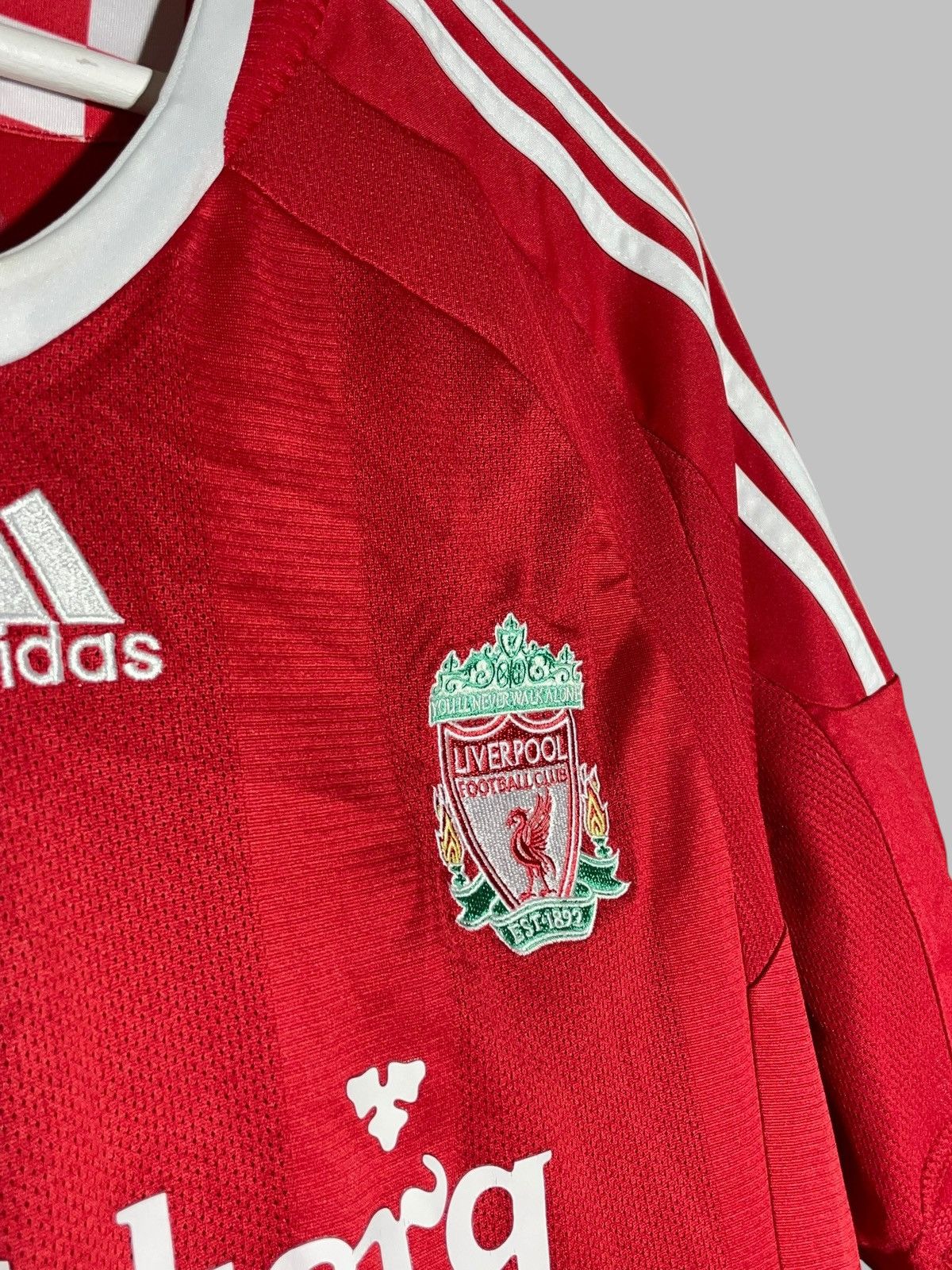 Adidas Liverpool FC Adidas 2008/09 Home Vintage Football Shirt Size US L / EU 52-54 / 3 - 5 Thumbnail