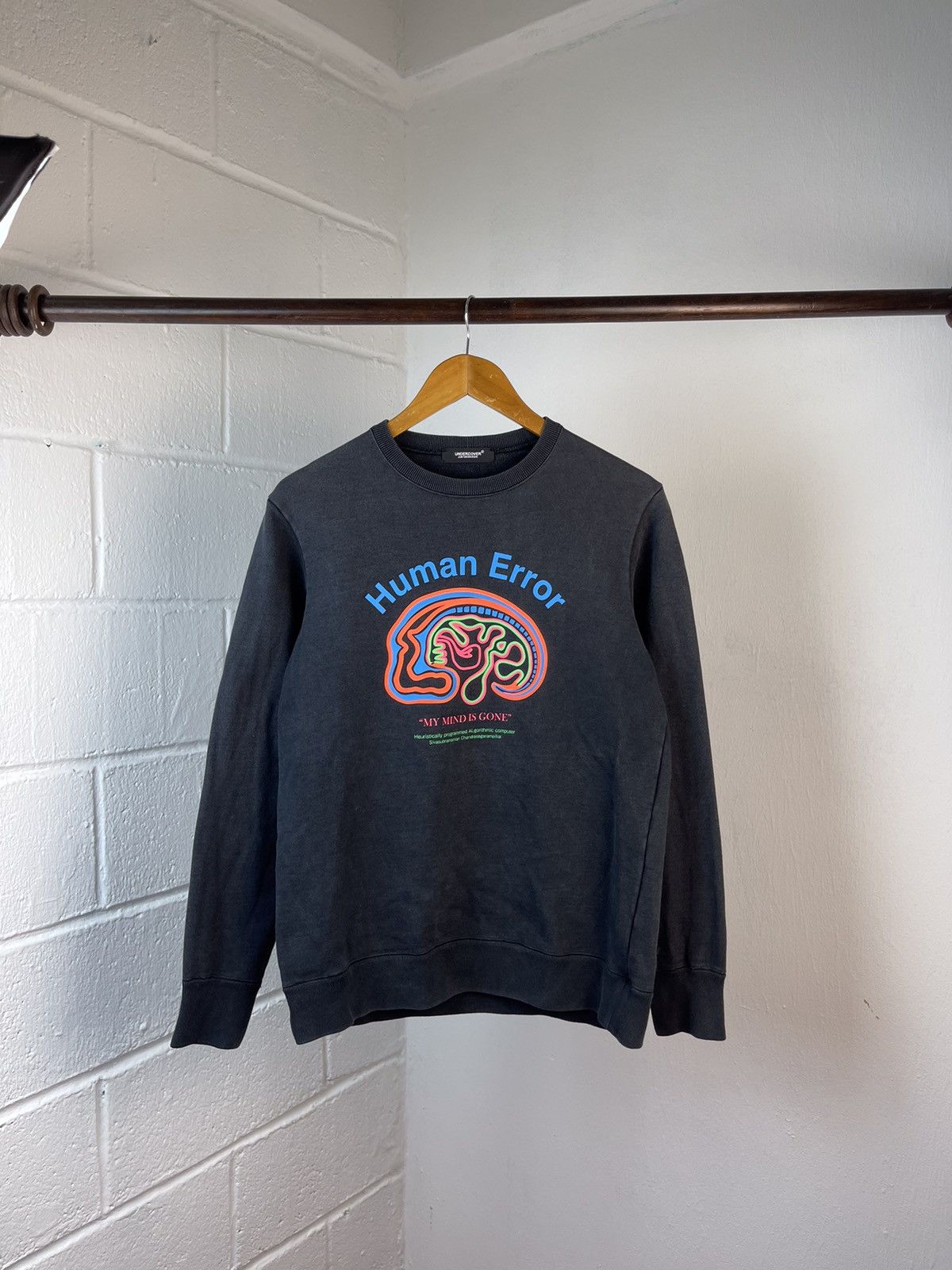 Jun Takahashi × Undercover F/W 2018 Undercover Human Error Faded Sweatshirt Size US M / EU 48-50 / 2 - 2 Thumbnail