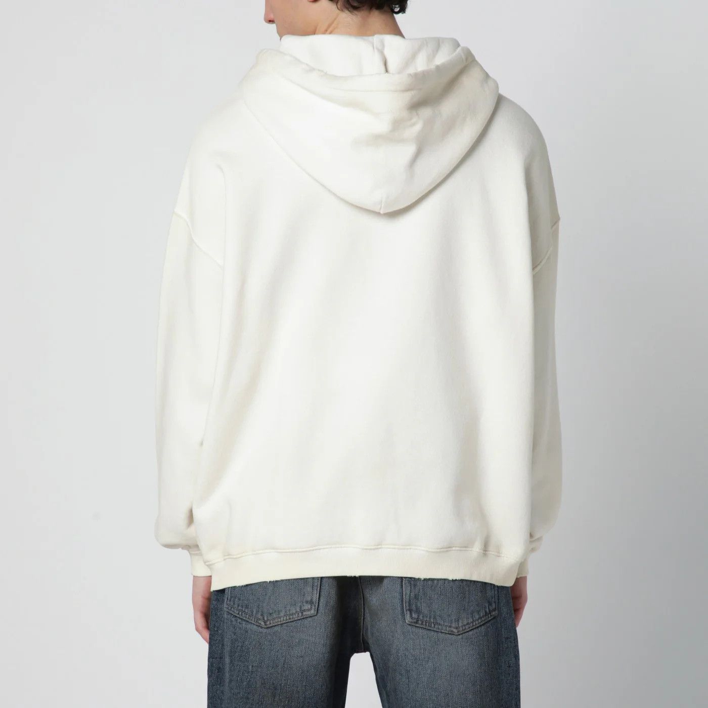 Golden Goose o1d2blof0426 Cotton Star Sweatshirt Hoodie in White Size US S / EU 44-46 / 1 - 2 Thumbnail