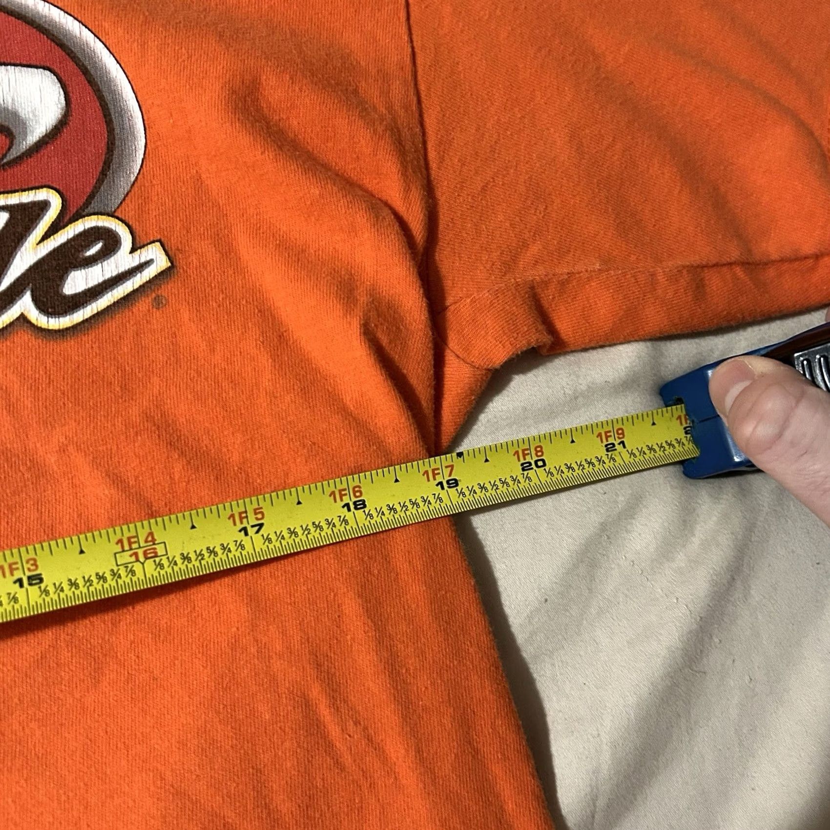 Harley Davidson VINTAGE Harley-Davidson Shirt Biker Orange Large Screaming Eagle Y2K Shirt L Mens Size US L / EU 52-54 / 3 - 7 Thumbnail