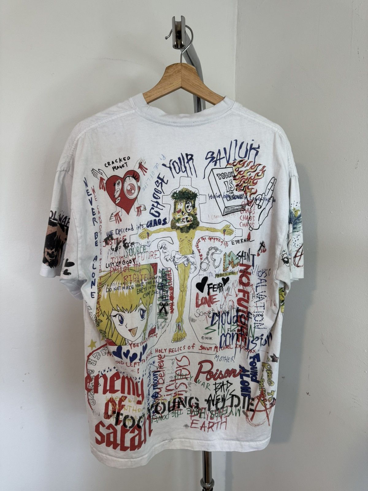 Vintage Saint Graffiti Shirt Size US M / EU 48-50 / 2 - 2 Thumbnail