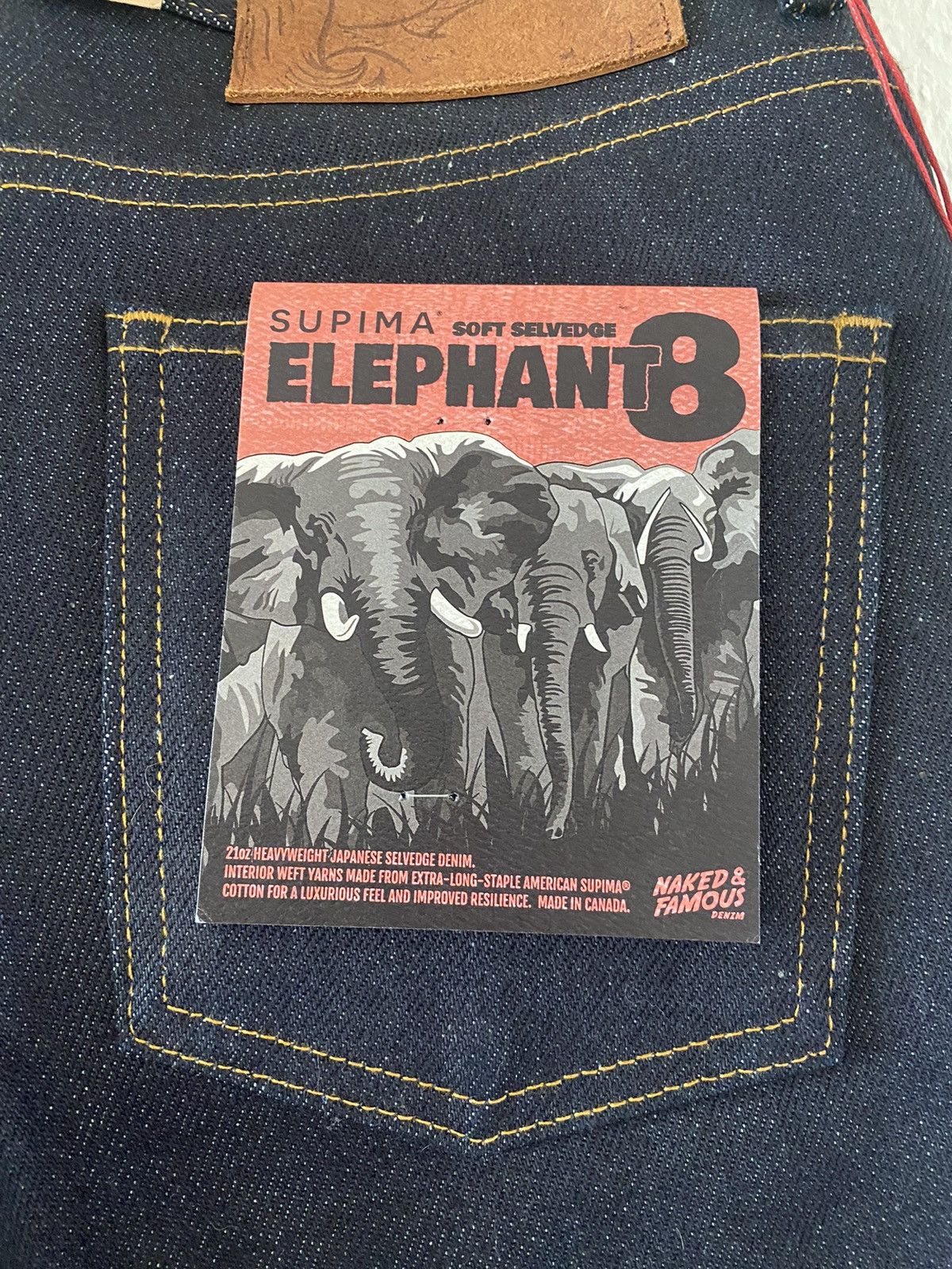 Naked & Famous New Naked and Famous jeans - Elephant 8 | Grailed