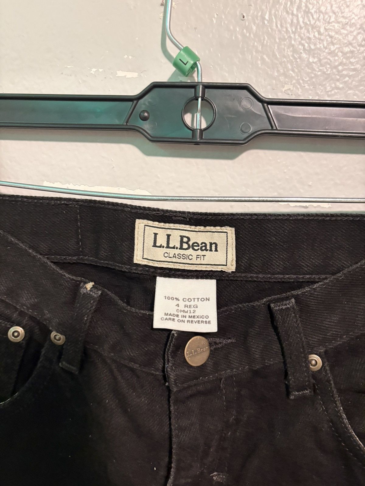 L.L. Bean Vintage L.L. Bean black jeans, size 4 regular. Size US 29 - 4 Thumbnail
