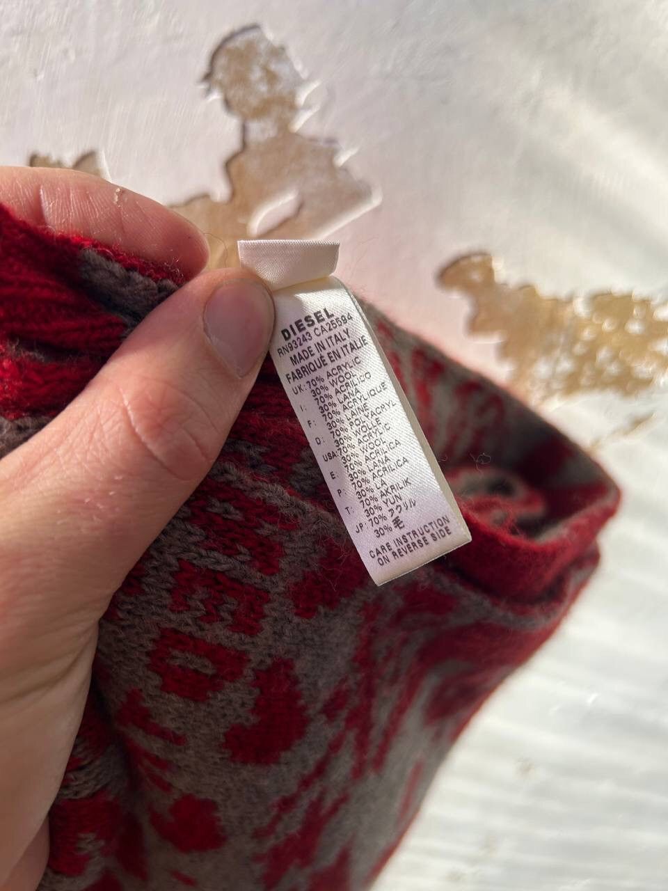 Diesel VINTAGE DIESEL Y2K SCARF HAT Size ONE SIZE - 9 Thumbnail