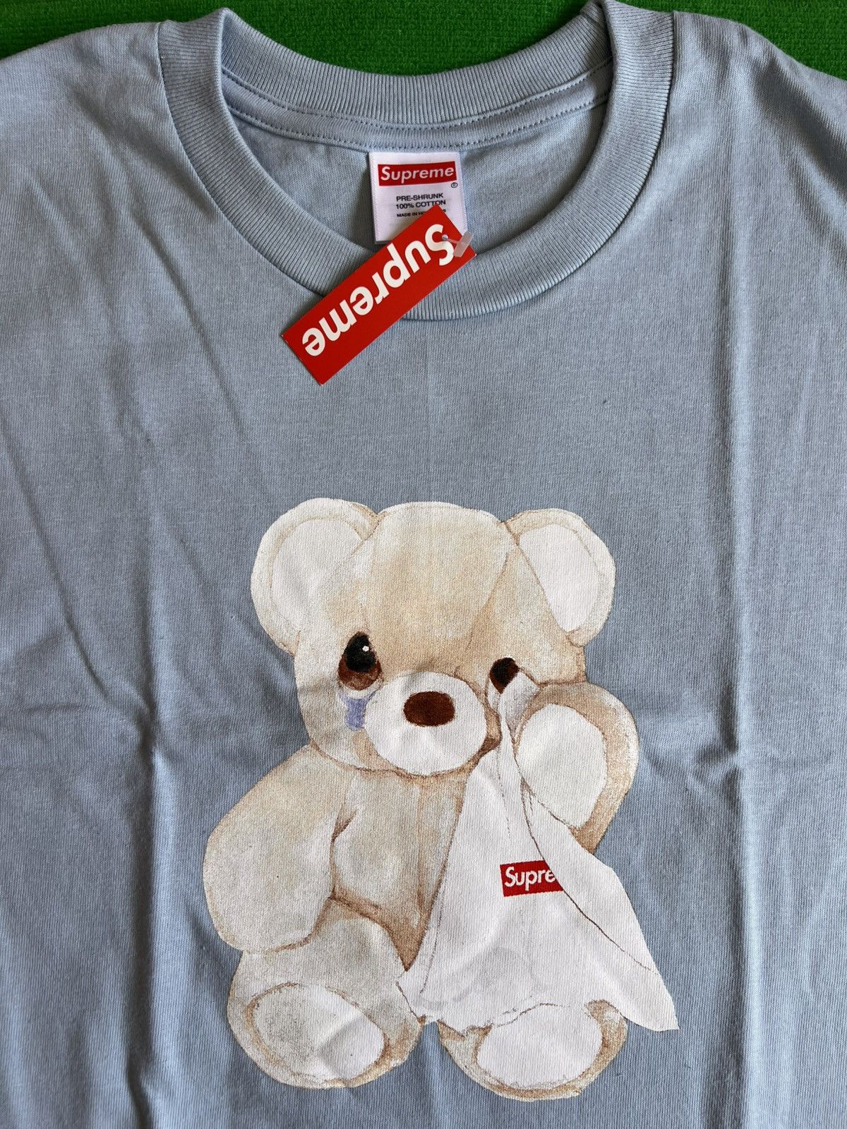 Supreme Supreme® “Bear” Tee, Powder Blue (XL) [S/S 2025